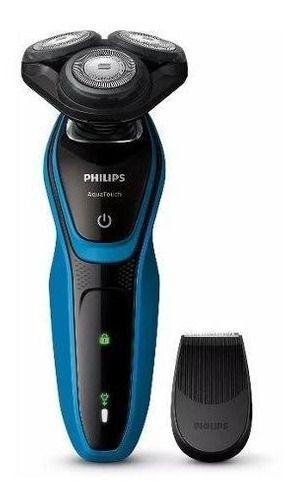 Afeitadora Eléctrica Philips Aquatouch S5070/04 Uso Humedo-0