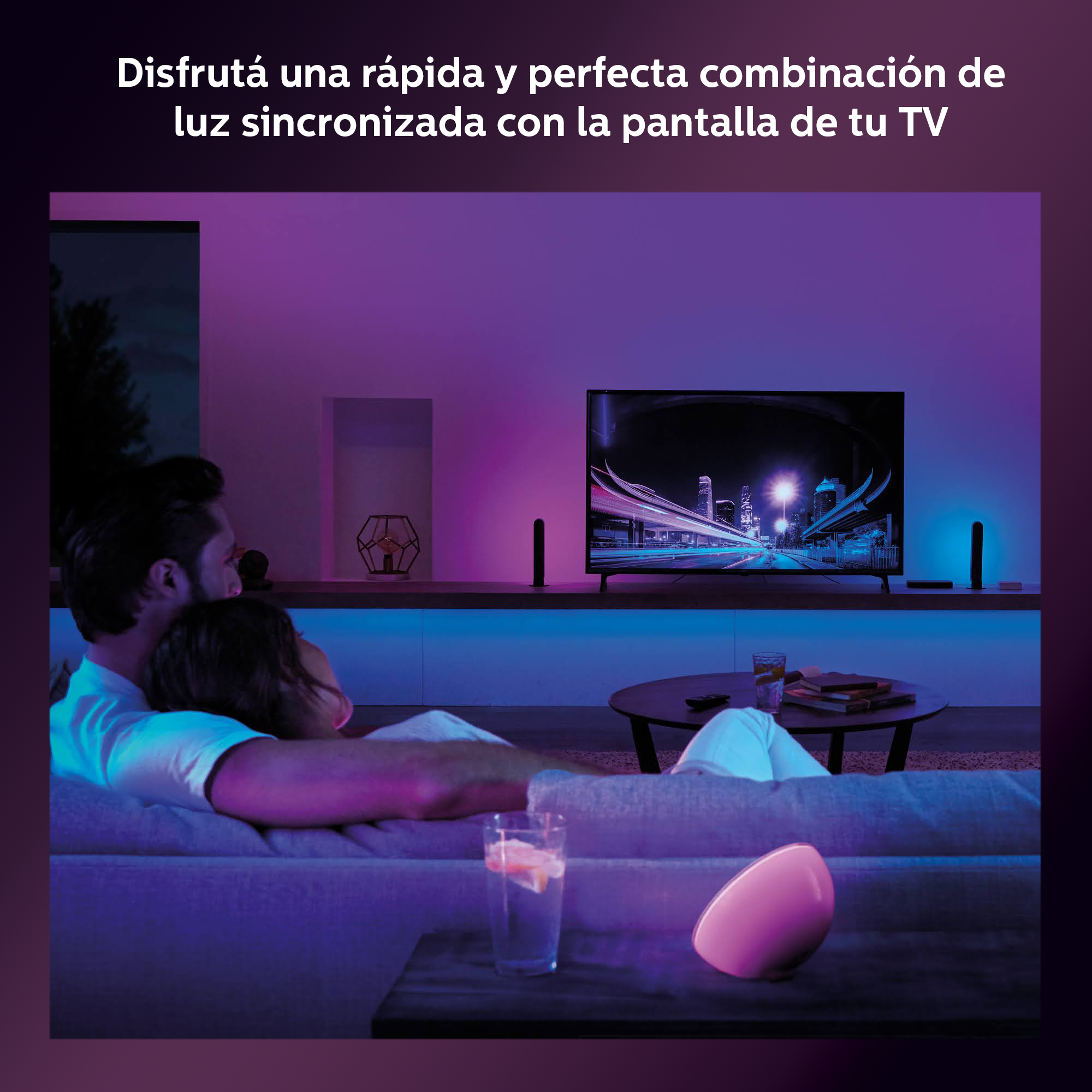Philips Hue Sync Box Hdmi 4K 60Hz Hdr10+ Dolby Vision Smart-8