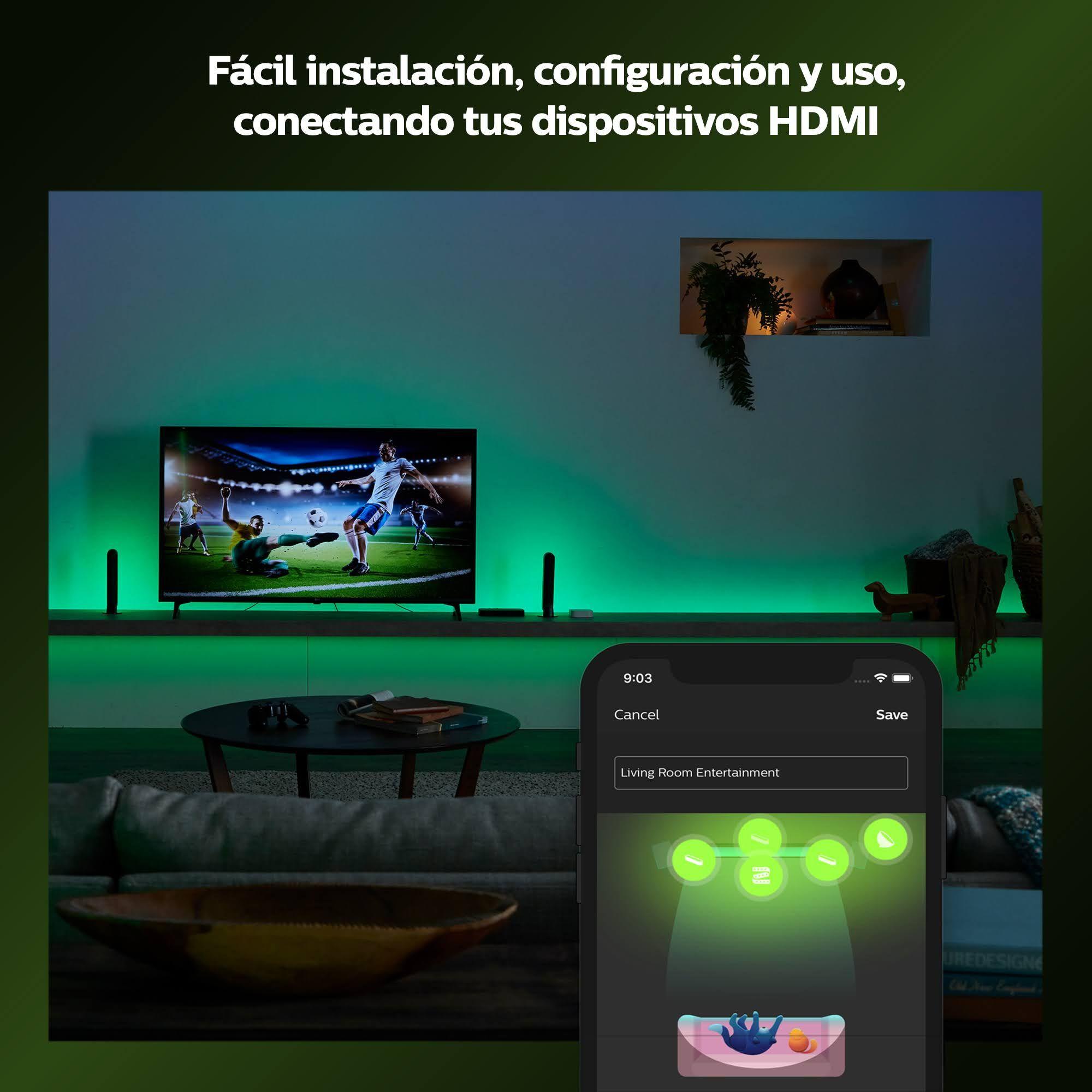 Philips Hue Sync Box Hdmi 4K 60Hz Hdr10+ Dolby Vision Smart-4