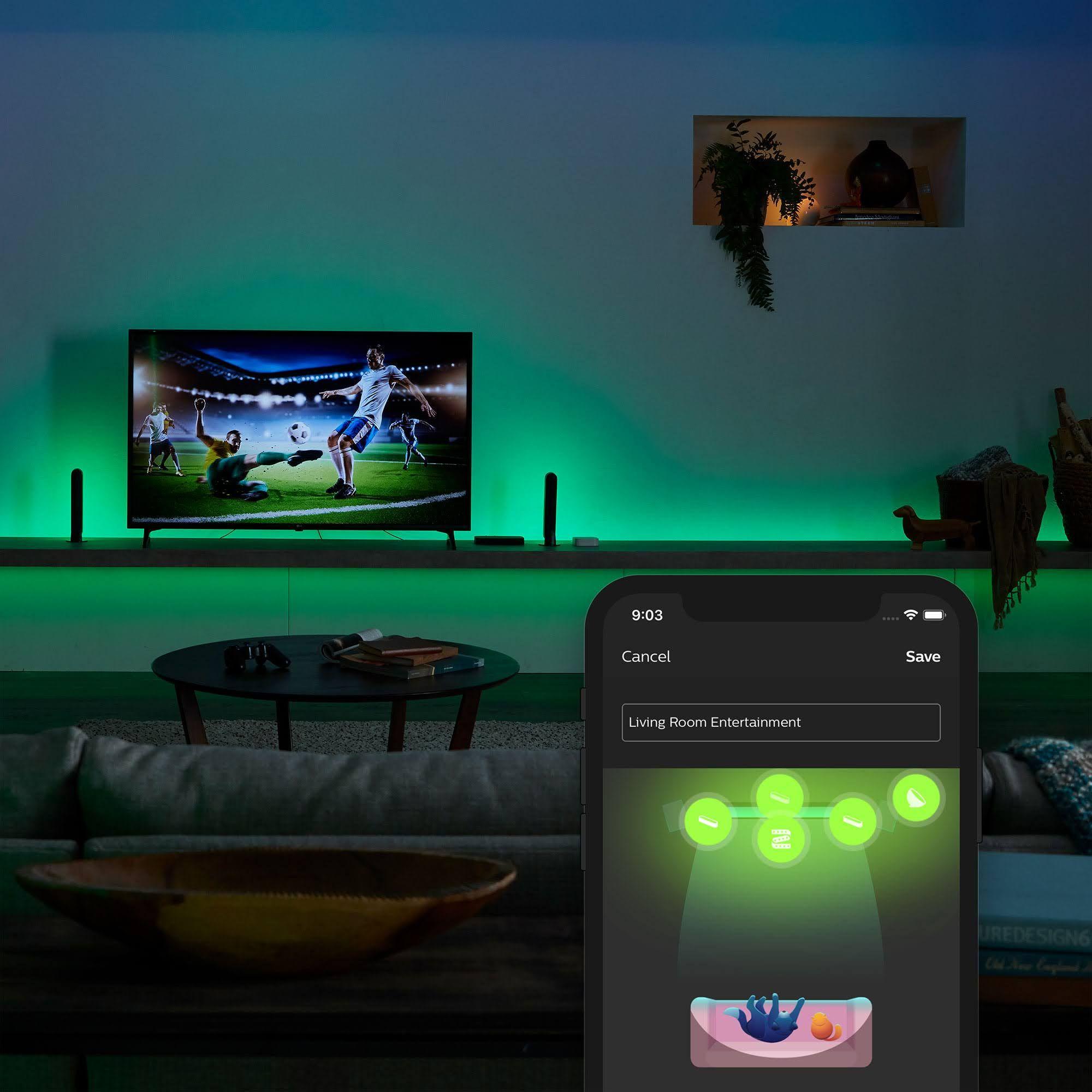Philips Hue Sync Box Hdmi 4K 60Hz Hdr10+ Dolby Vision Smart-9