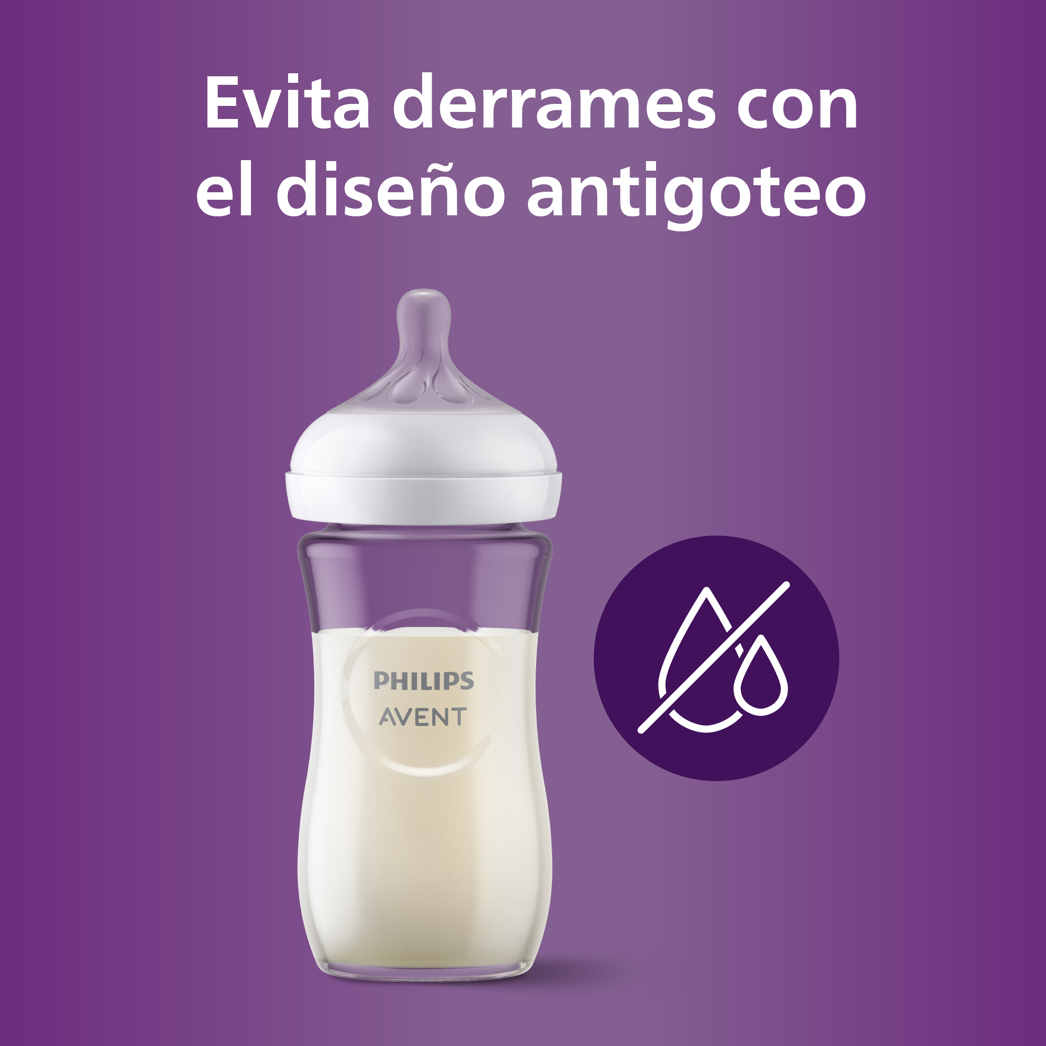Mamadera Natural Response Philips Avent SCY933/01 1m+ 240 ml-5