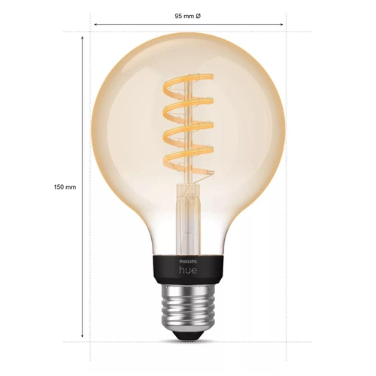 Philips Hue Ampolleta Filamento Bluetooth E27 Globo-2
