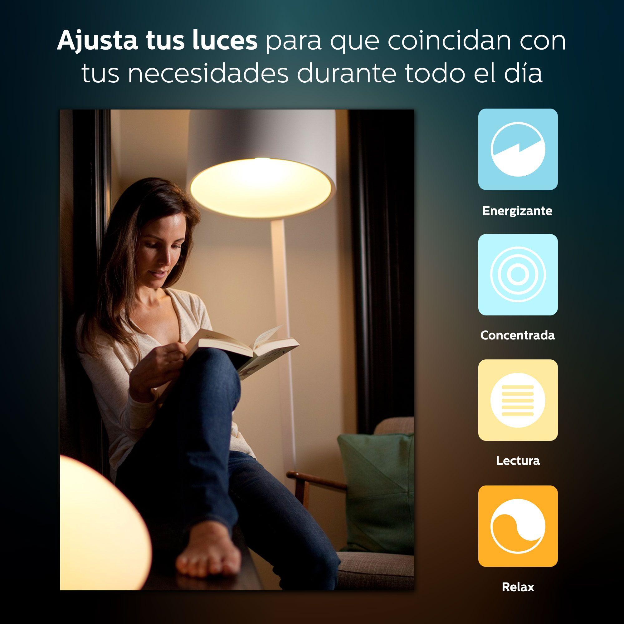 Ampolleta Philips Hue Filamento Edison E27 Led Bluetooth-7