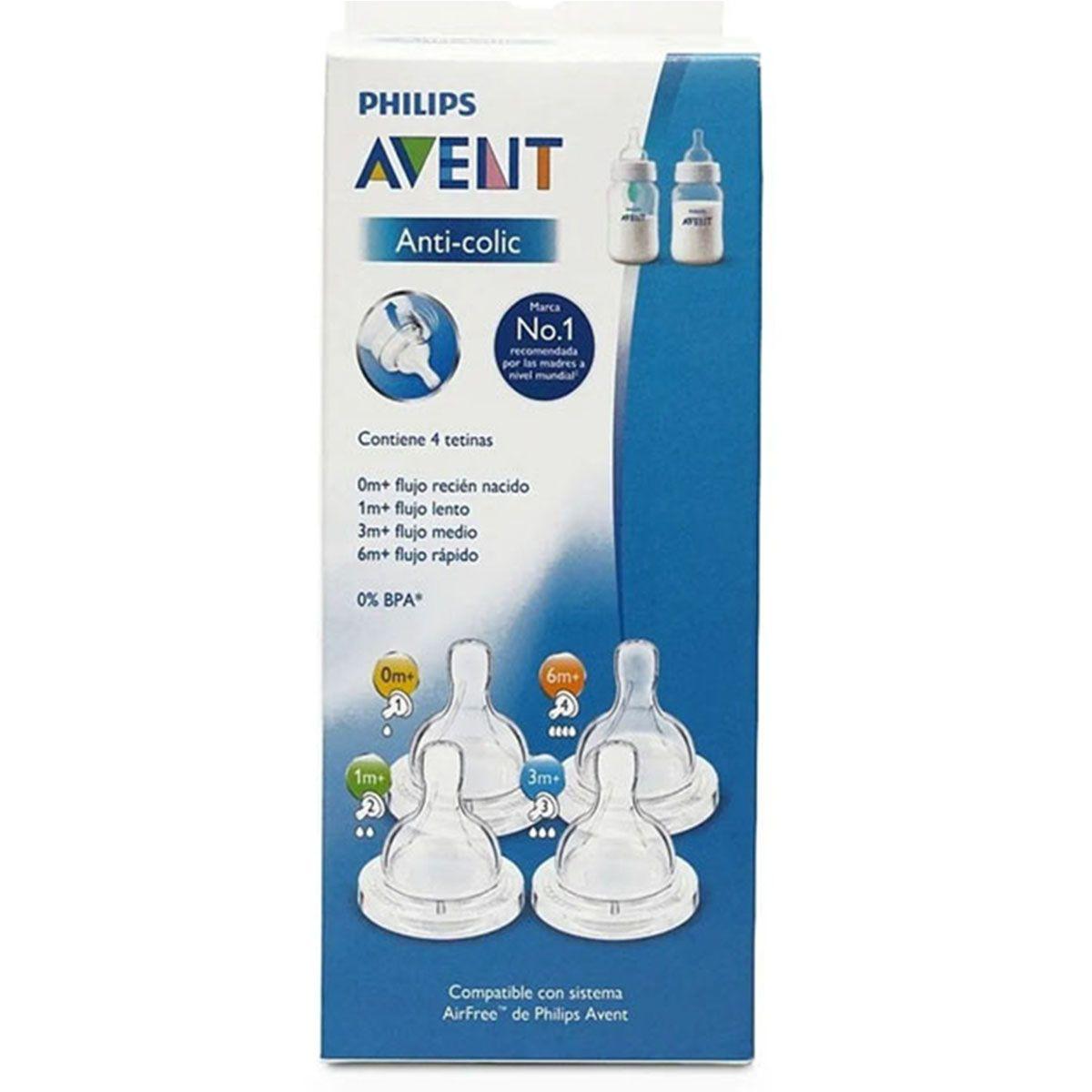Tetinas Anti-colic Flujo lento-medio-rápido Avent SCD637/45-0
