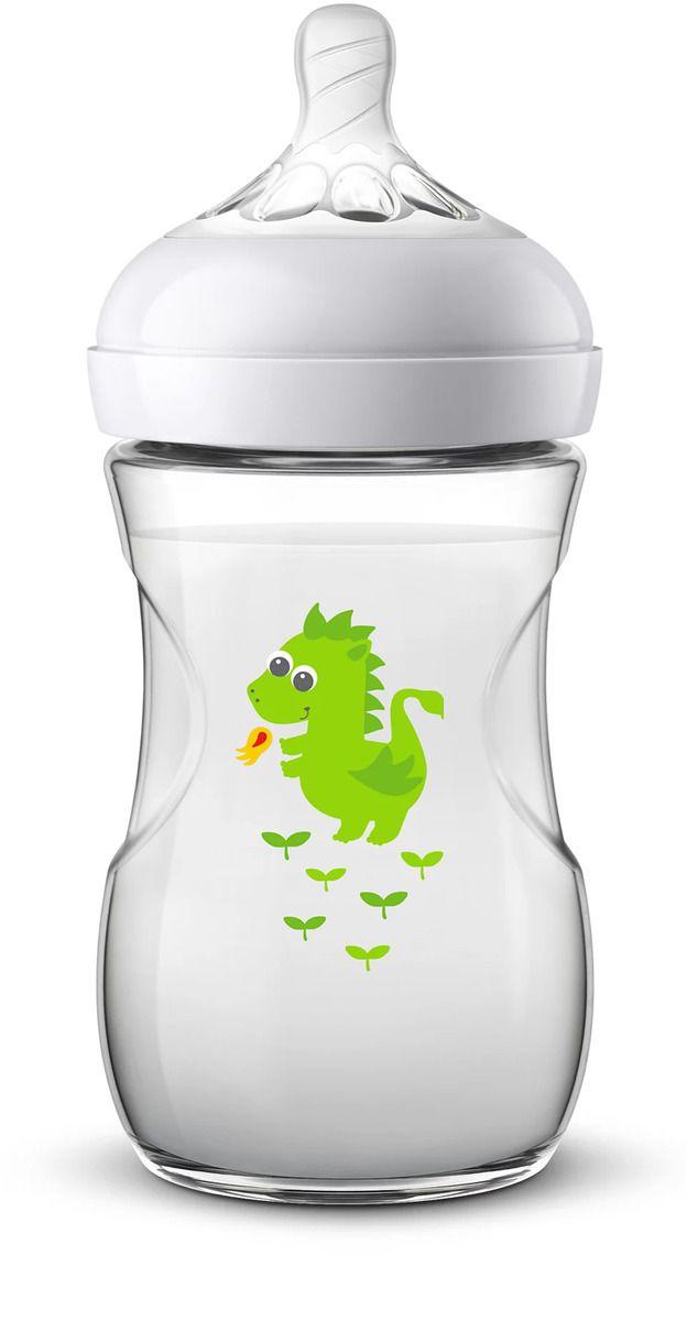 Mamadera Natural  Philips Avent Scf070/24 260ml 1m+ Dragon-0