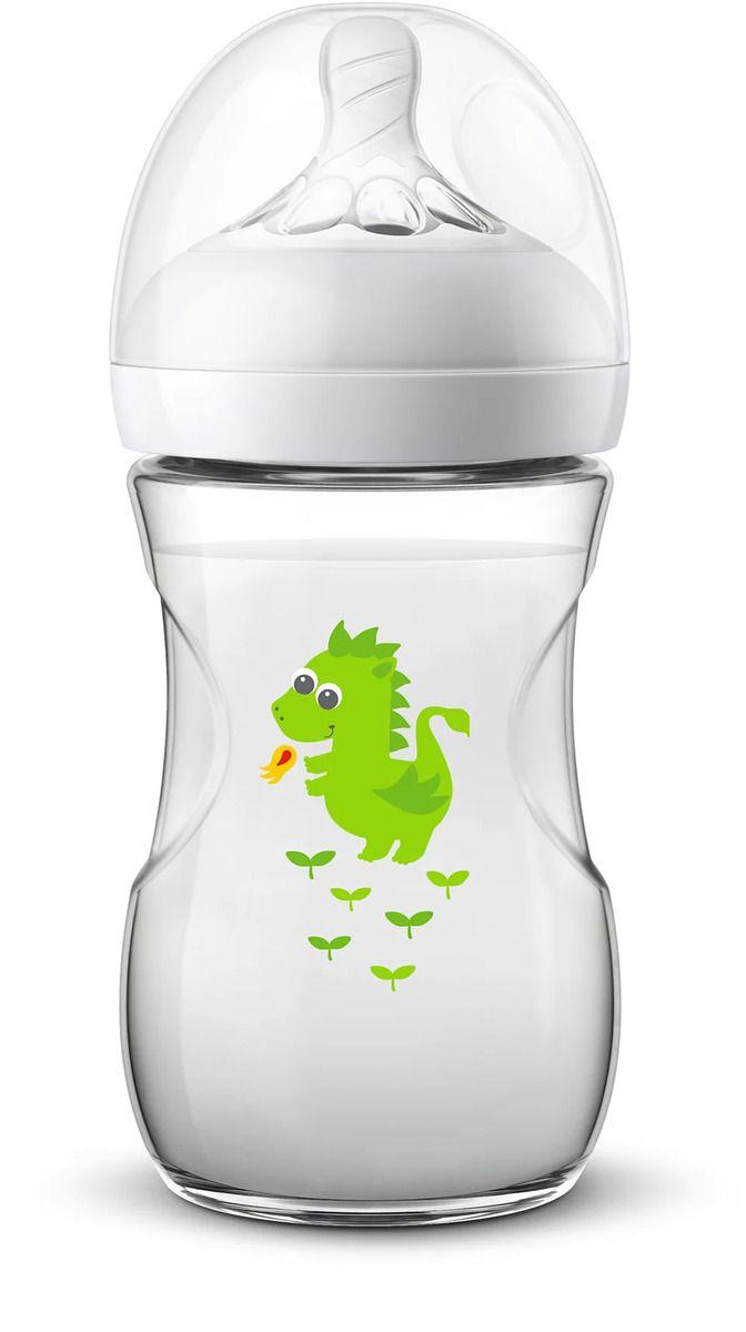 Mamadera Natural  Philips Avent Scf070/24 260ml 1m+ Dragon-1