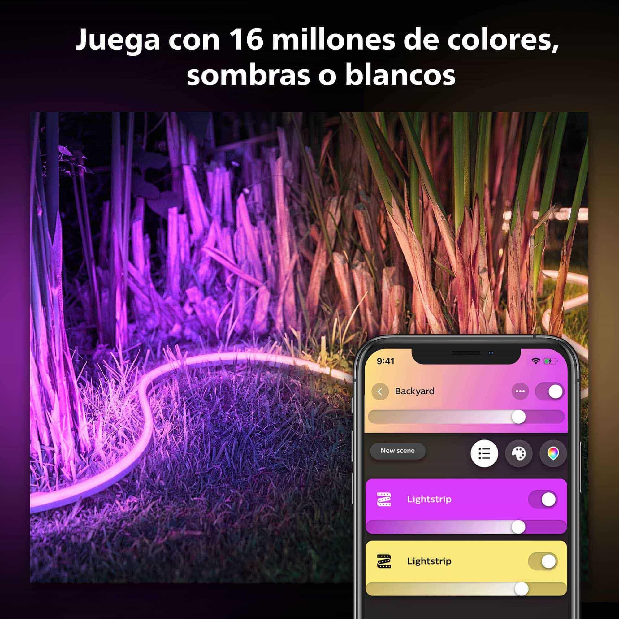Tira Led Para Exteriores Philips Hue 5 Metros Rgb Color-8