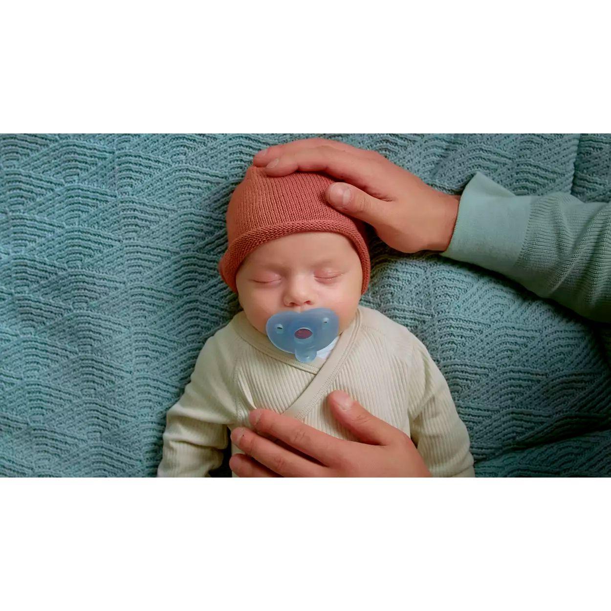 Chupete Soothie 0-3m, x 2, Azul y Azul claro Avent SCF099/21-8