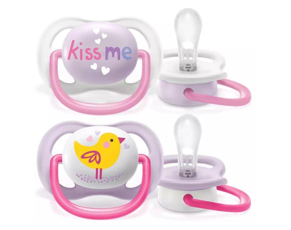 Chupete Avent Ultra Air Collection 0-6m x2 SCF080/20 Philips-0