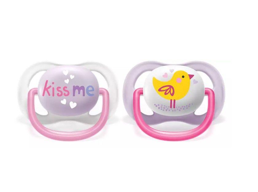Chupete Avent Ultra Air Collection 0-6m x2 SCF080/20 Philips-1
