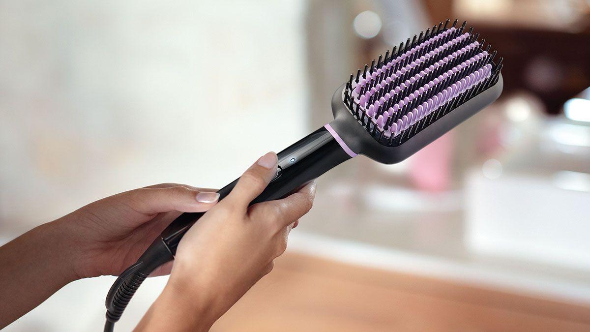 Cepillo Alisador Cabello Philips Stylecare Bhh880/00-7