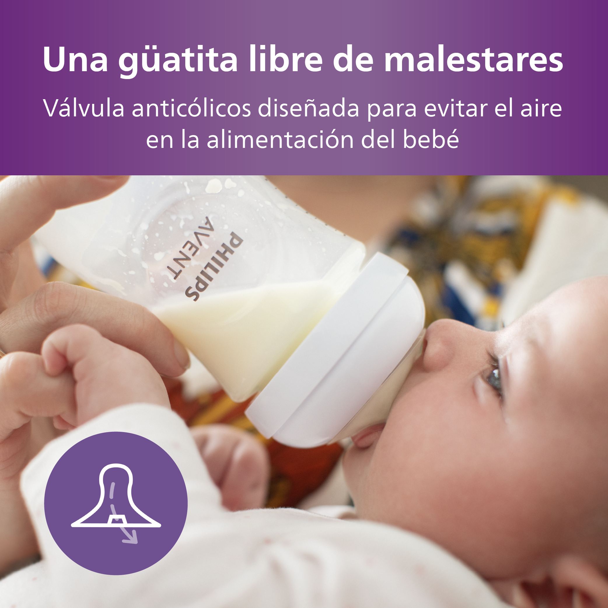 Mamadera Natural Response Philips Avent SCY903/01 1m+ 260ml-3