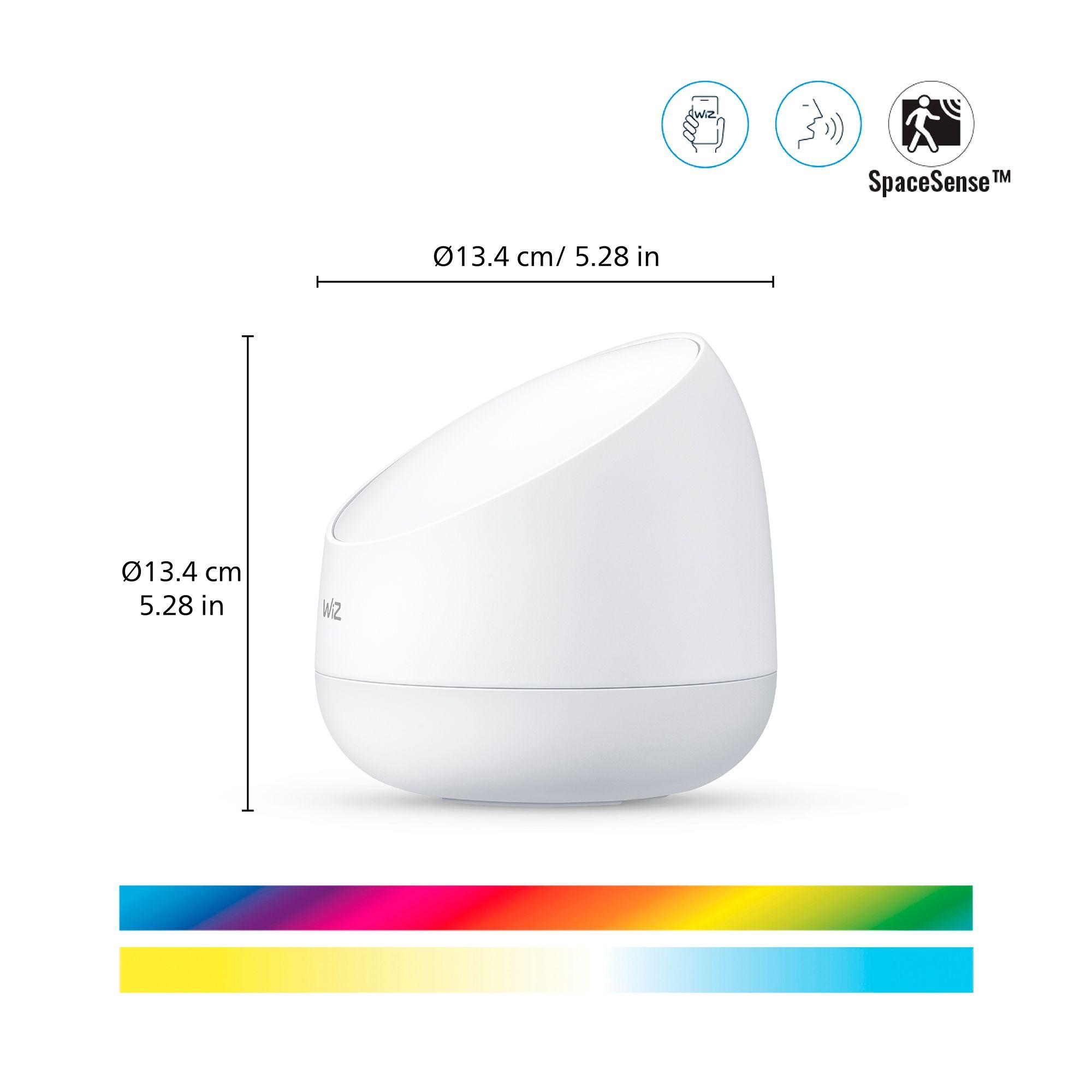 Lámpara Inteligente Wiz Squire Dualzone Luz Led Wi-Fi Rgb 9W-4