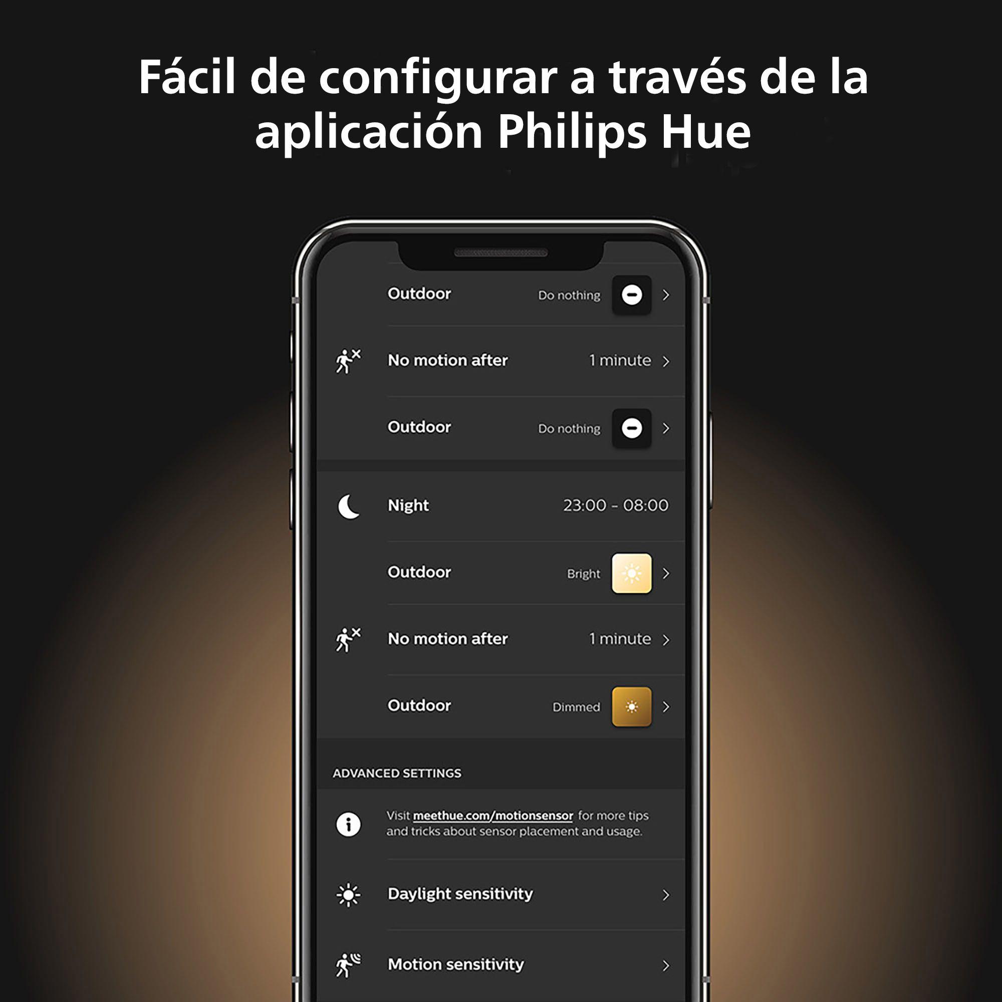 Sensor De Movimiento Exterior Philips Hue Inteligente Led-7