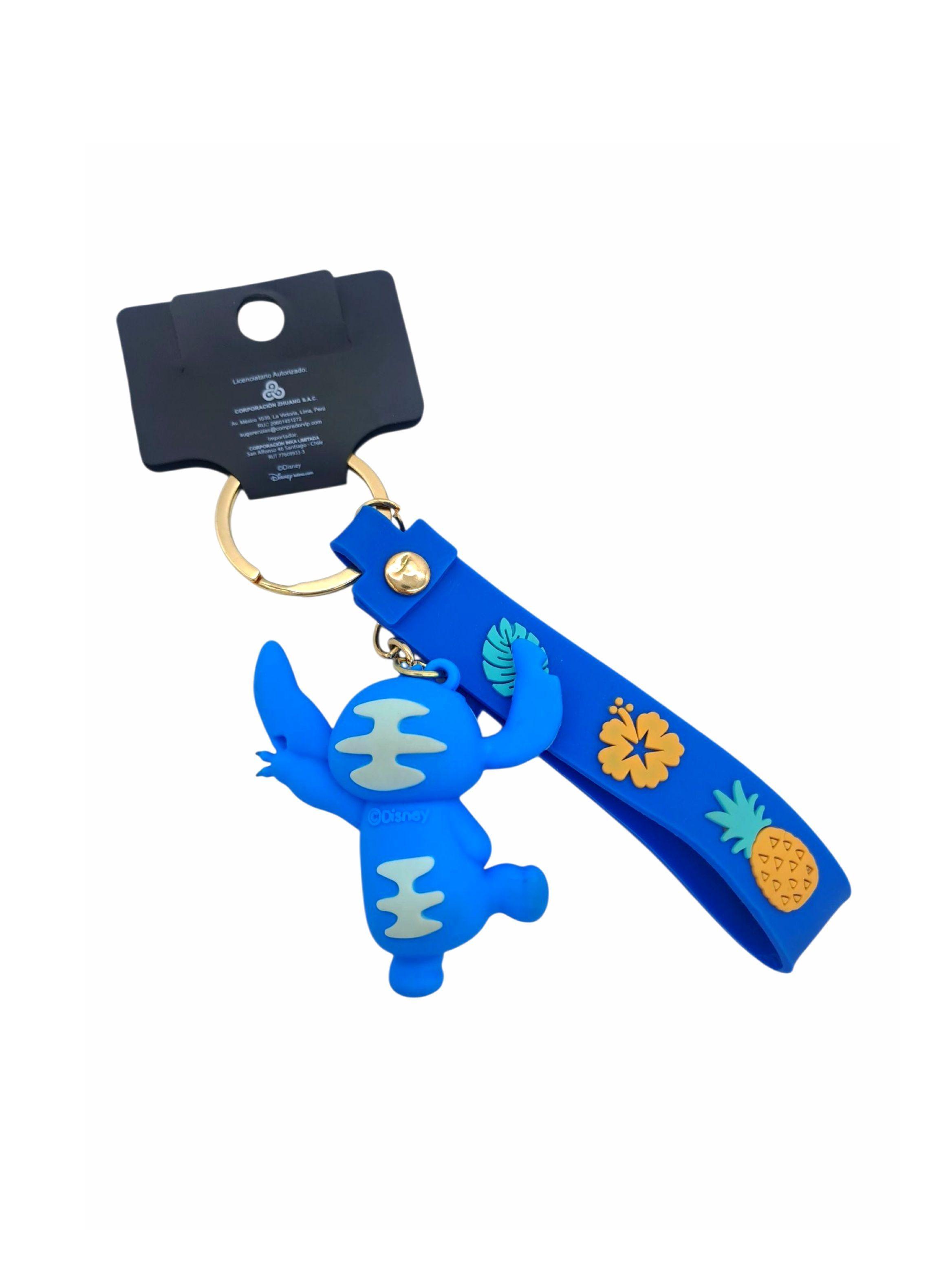 Llavero Colgante Disney Stitch color Azul-2