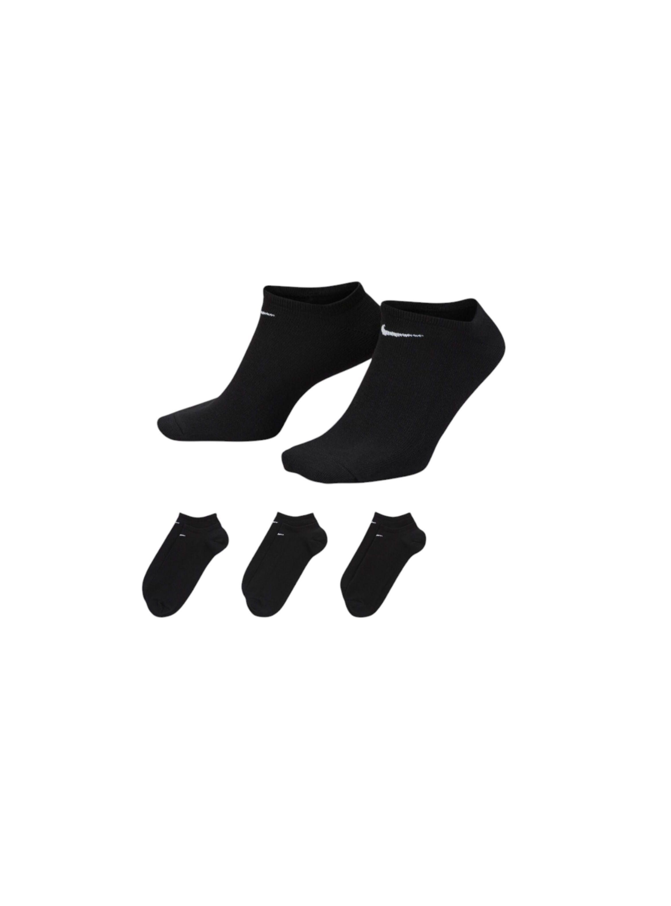 Calcetines Pack x3 Nike Tobilleros Everyday Training Color Negro-2