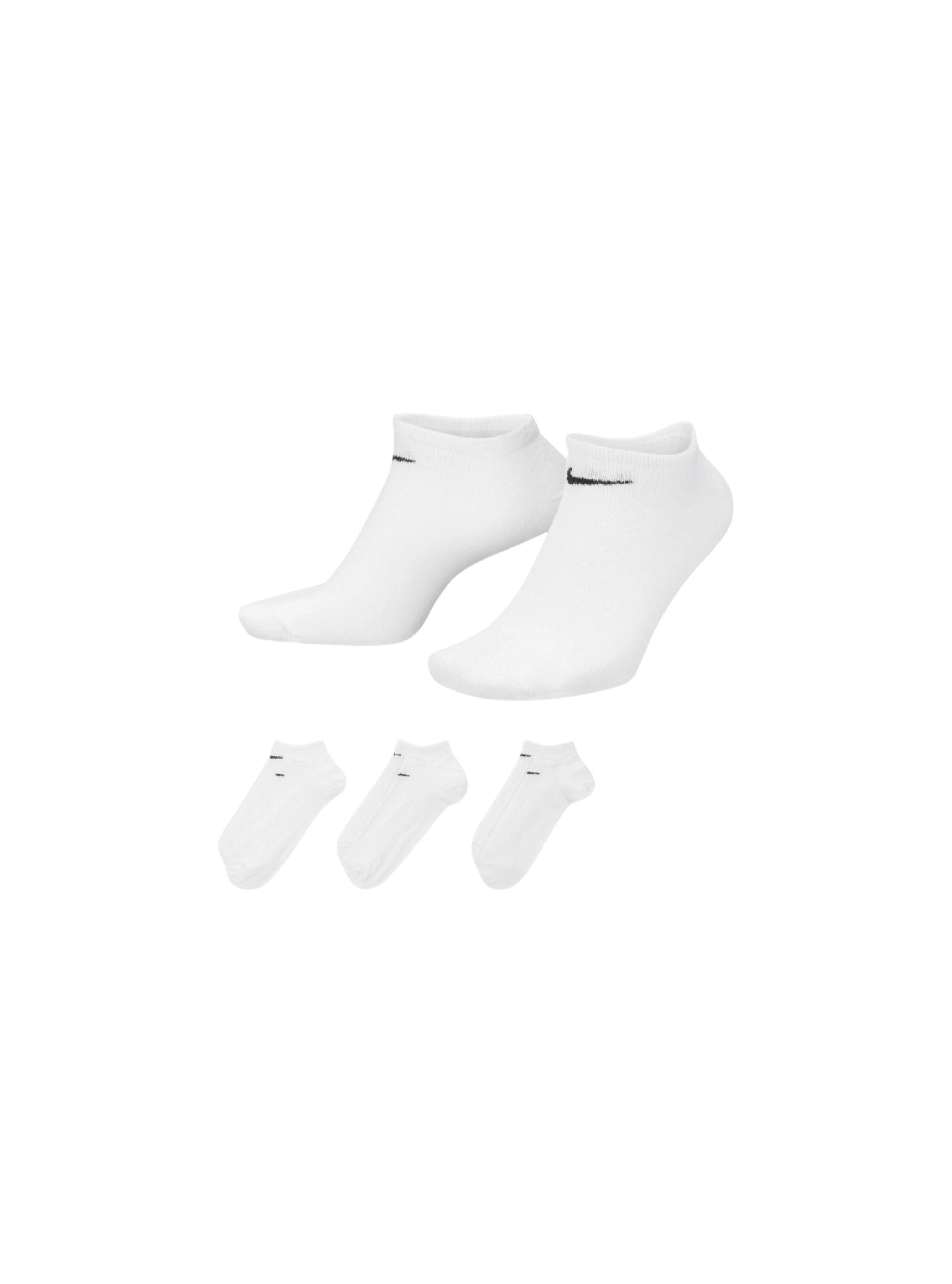 Calcetines Pack x3 Nike Tobilleros Everyday Training Color Blanco-2