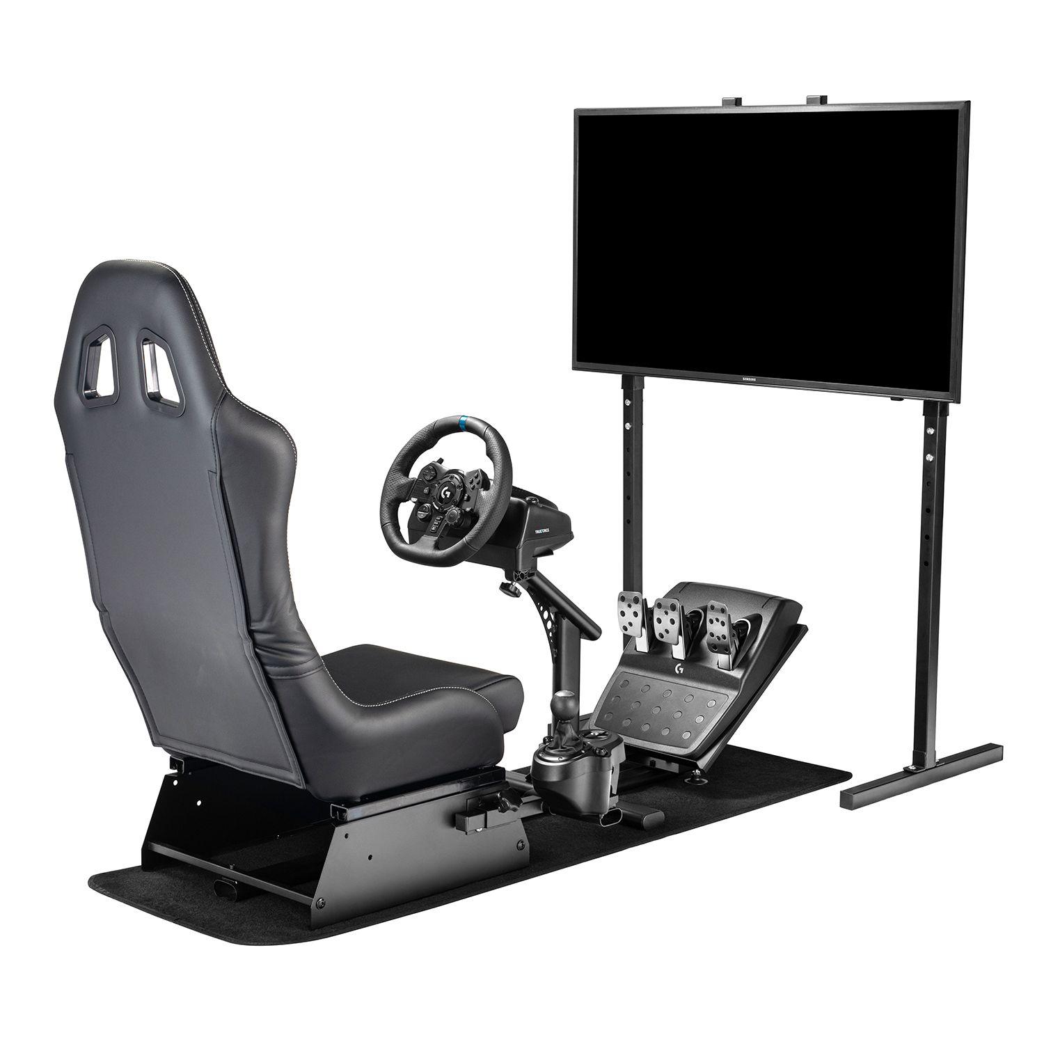 Soporte TV Simulador Cockpit Logitech Thrustmaster Moza PXN-8