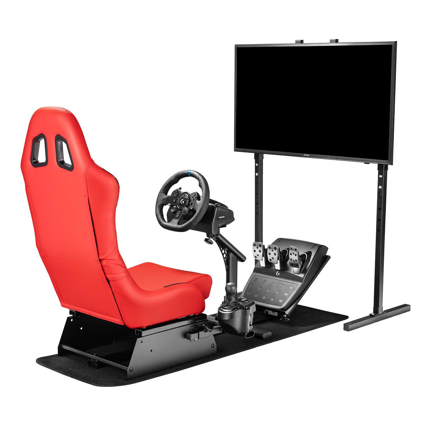 Soporte TV Simulador Cockpit Logitech Thrustmaster Moza PXN-6