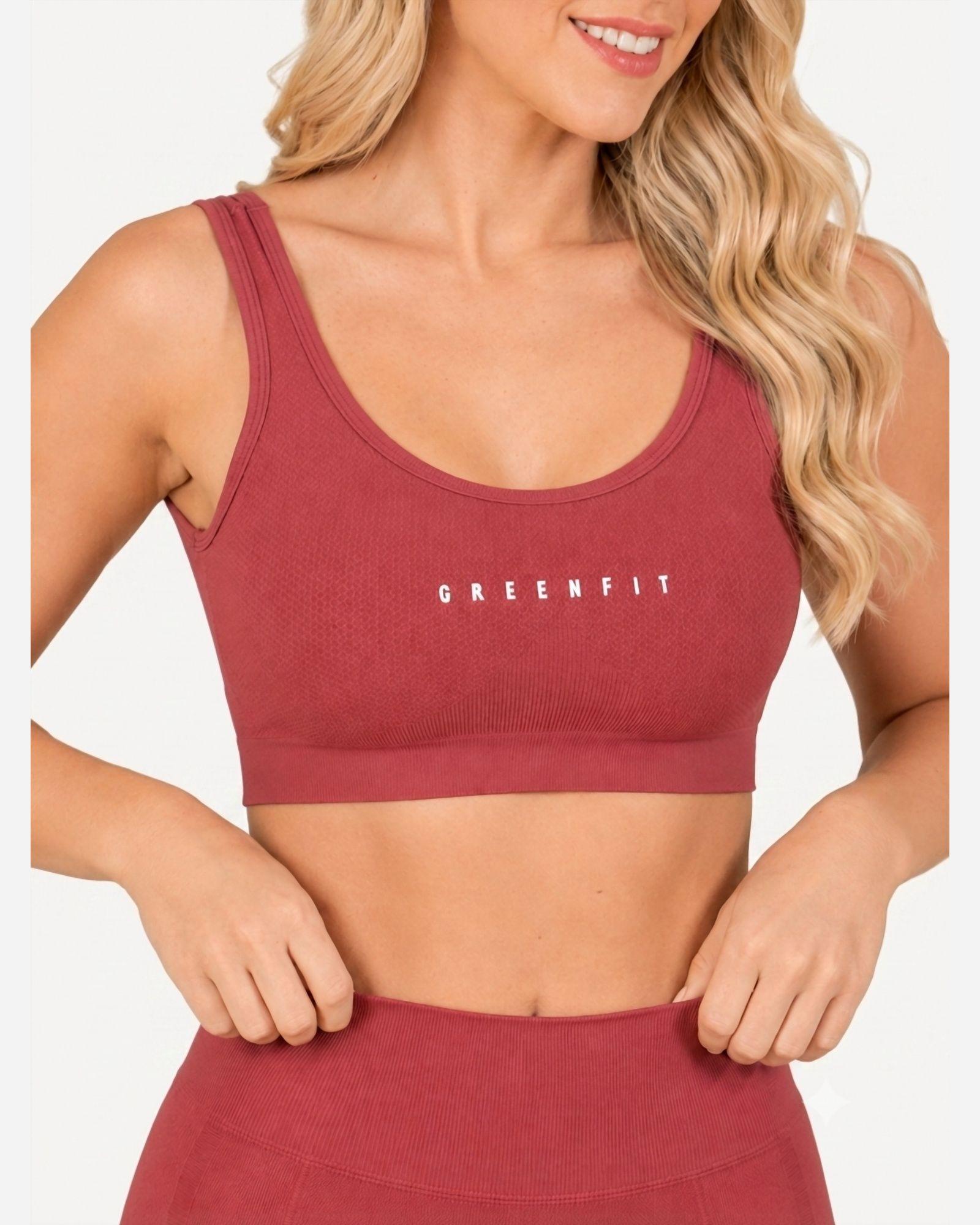 Ropa Deportiva Conjunto Mujer Seamless Rosa Viejo Pilates Yoga Gym-3