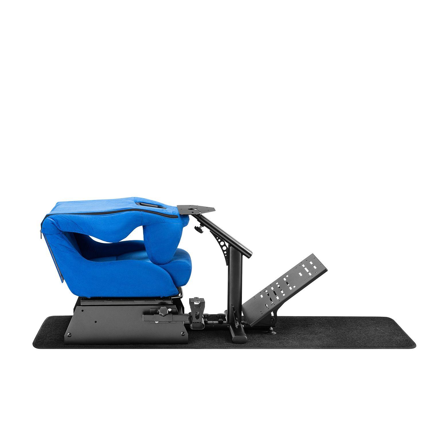 Simulador Gamer Azul Volante Thrustmaster Fanatec Logitech-6