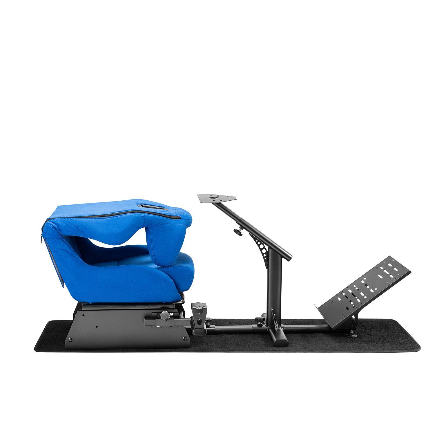 Simulador Gamer Azul Volante Thrustmaster Fanatec Logitech-5