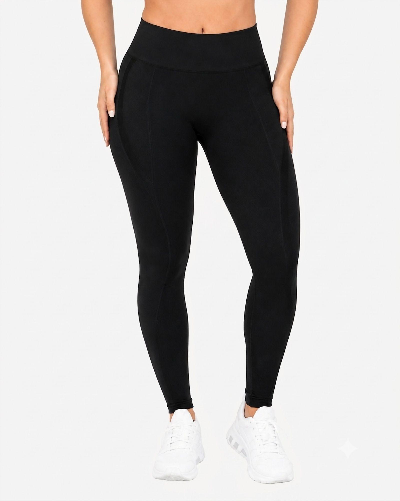 Ropa Deportiva Conjunto Mujer Seamless Negro Pilates Yoga Gym-4