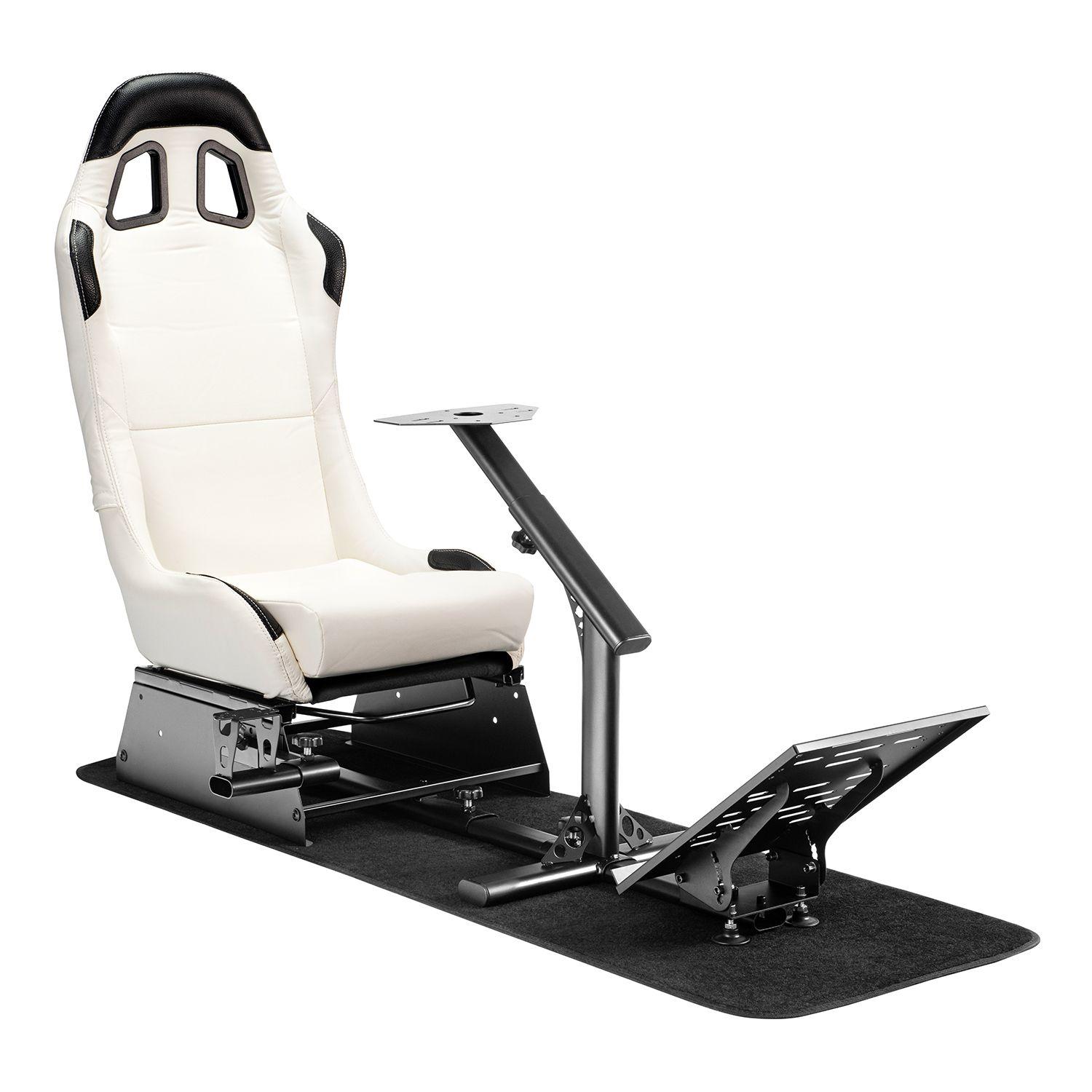 Simulador Gamer Blanco Volante Thrustmaster Fanatec Logitech-2