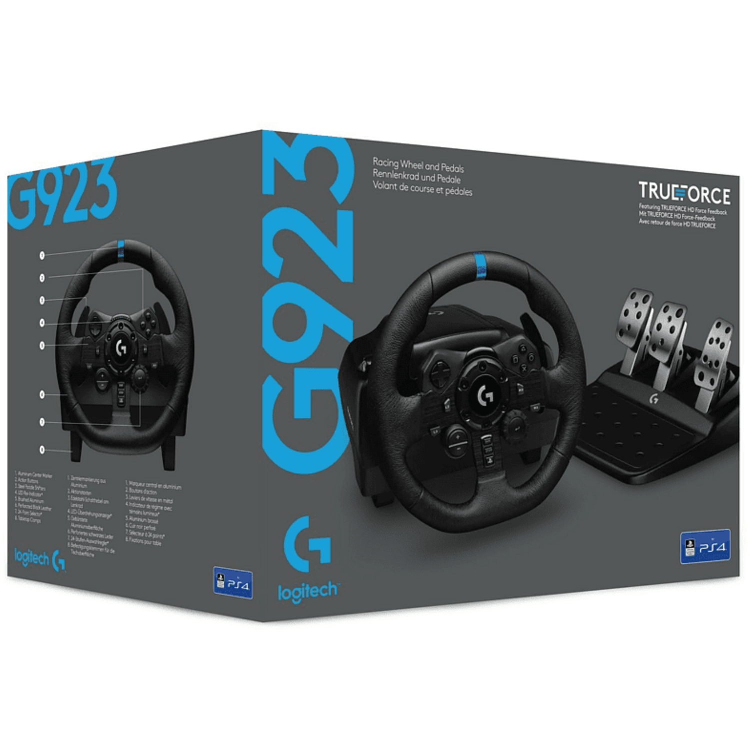 Volante Logitech G923 PS4 PC-6