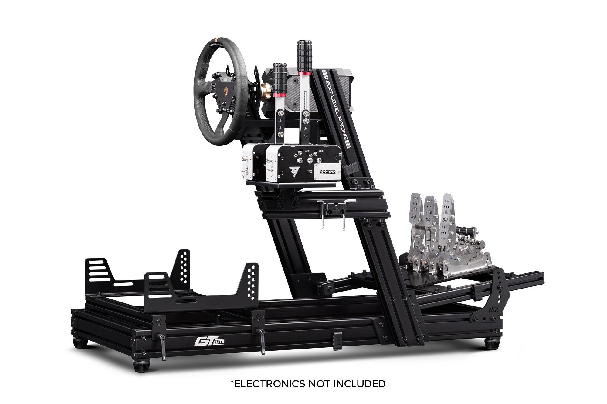 GTElite Aluminium Simulator Cockpit - Wheel Plate Edition-3