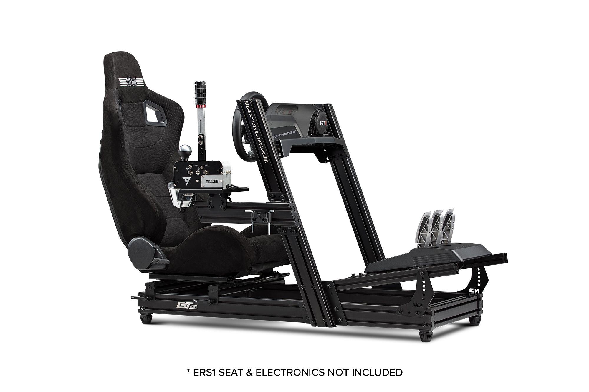 GTElite Aluminium Simulator Cockpit - Wheel Plate Edition-4