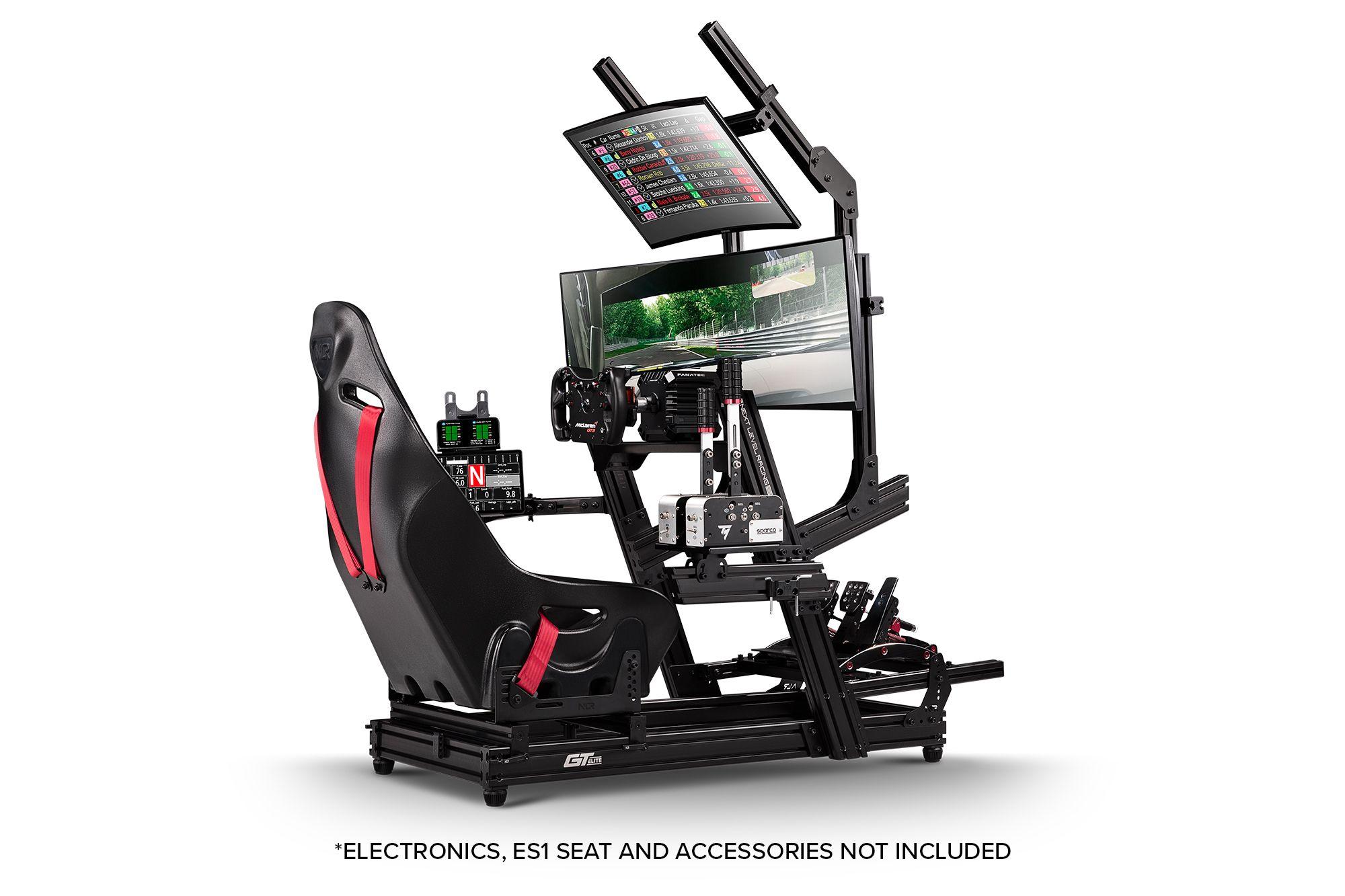 GTElite Aluminium Simulator Cockpit - Wheel Plate Edition-6