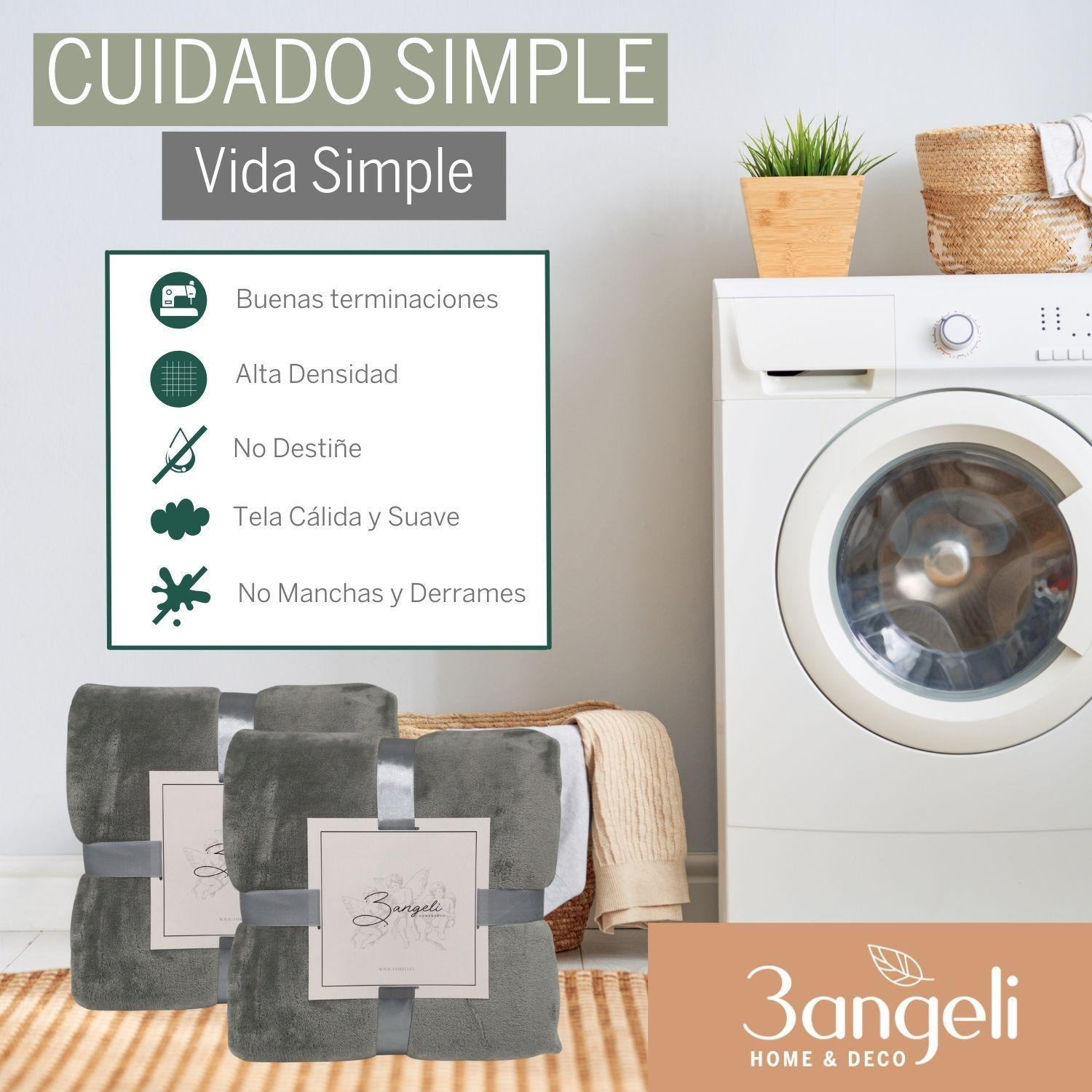 Frazada Polar Térmica King Pack 2 Unidades 3Angeli-3