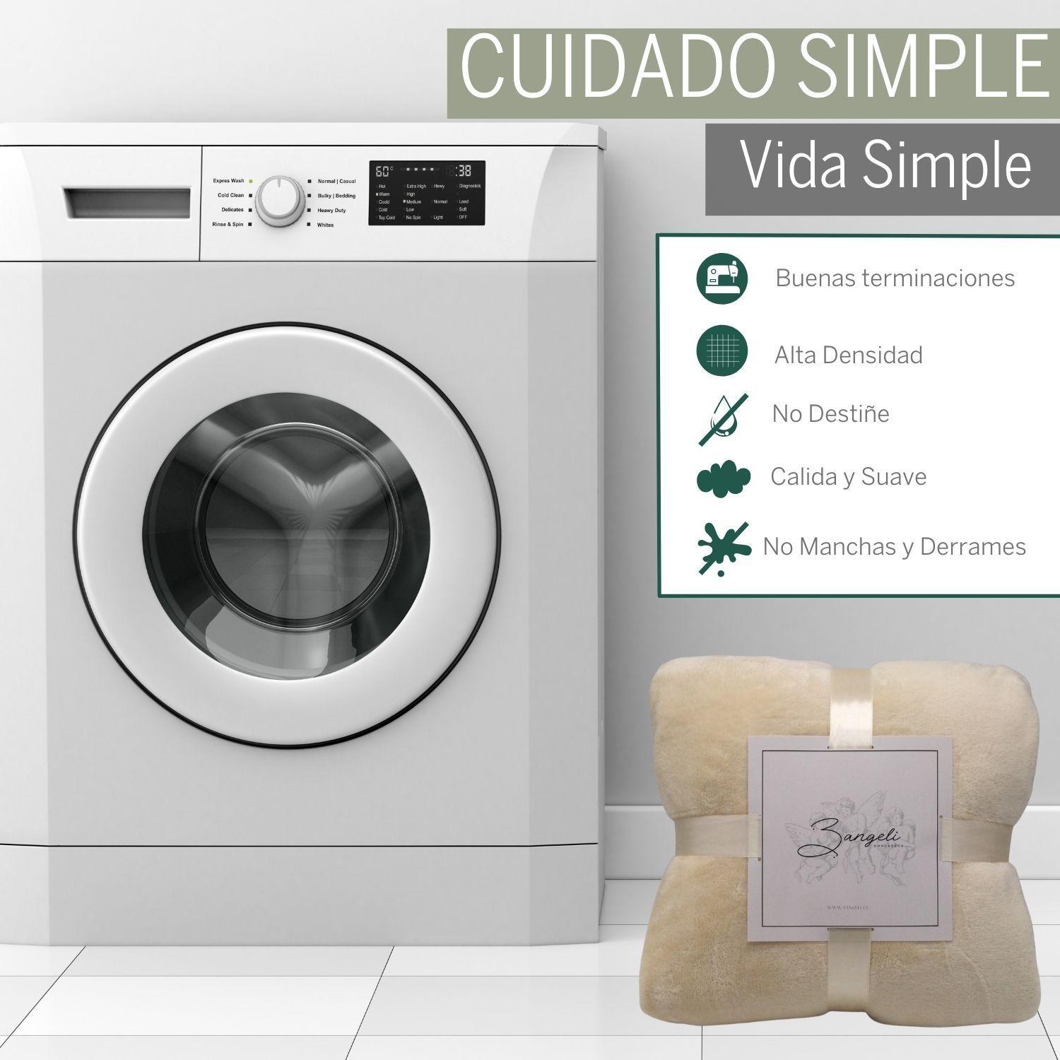 Frazada Polar Suave Suave Térmica 2 Plazas 3Angeli-3