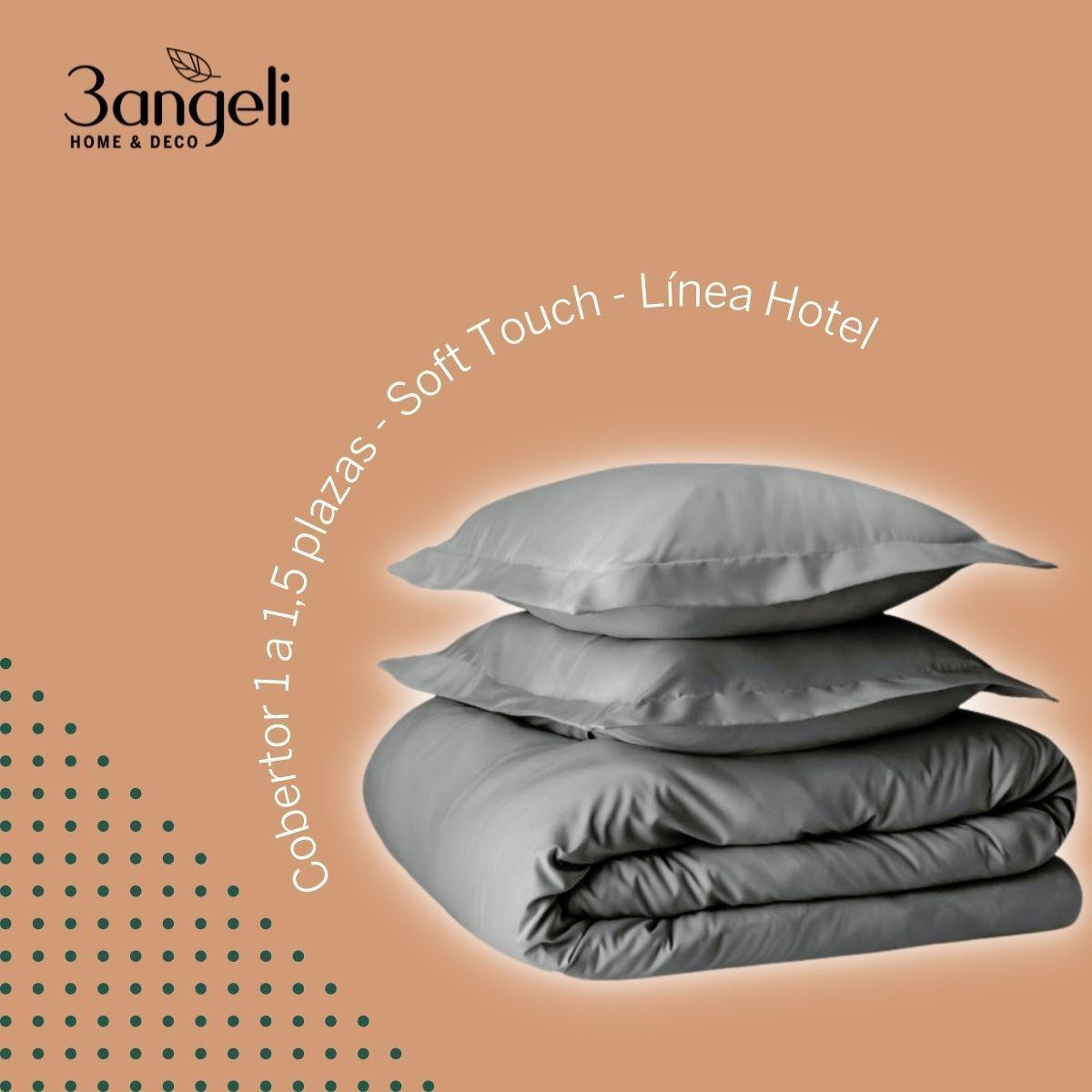 Cobertor 3Angeli Premium Soft 1 a 1,5 Plaza Gris-1