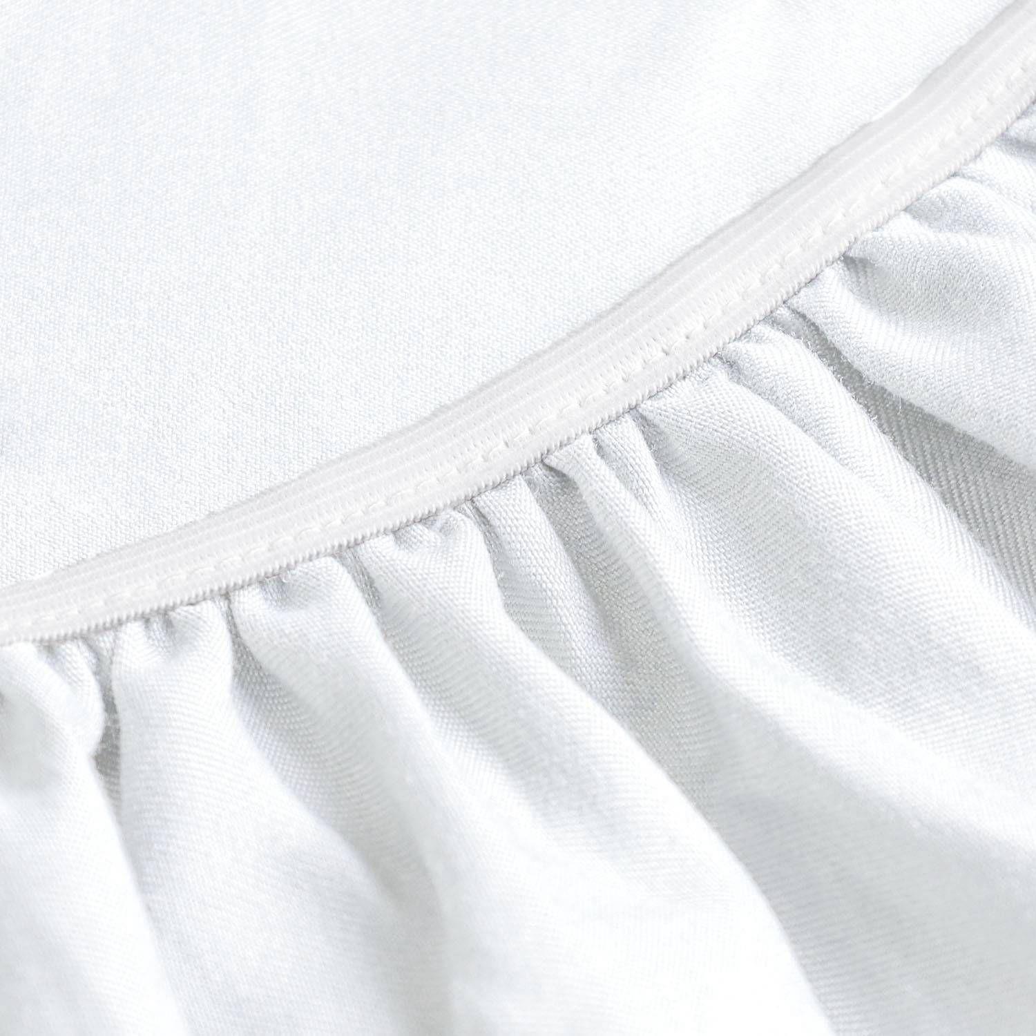 Sabana Bajera Soft Ajustable 1800 Cama 1,5 Plazas Blanca-3