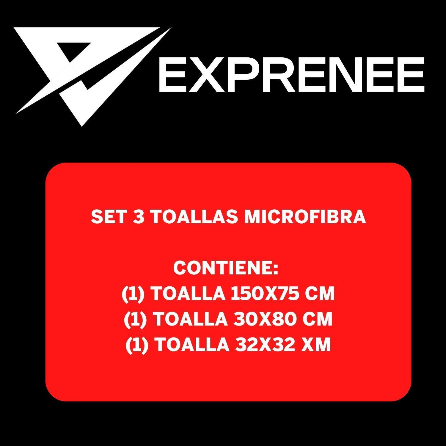 Set 3 Toalla Microfibra Trekking Viaje Exprenee-2