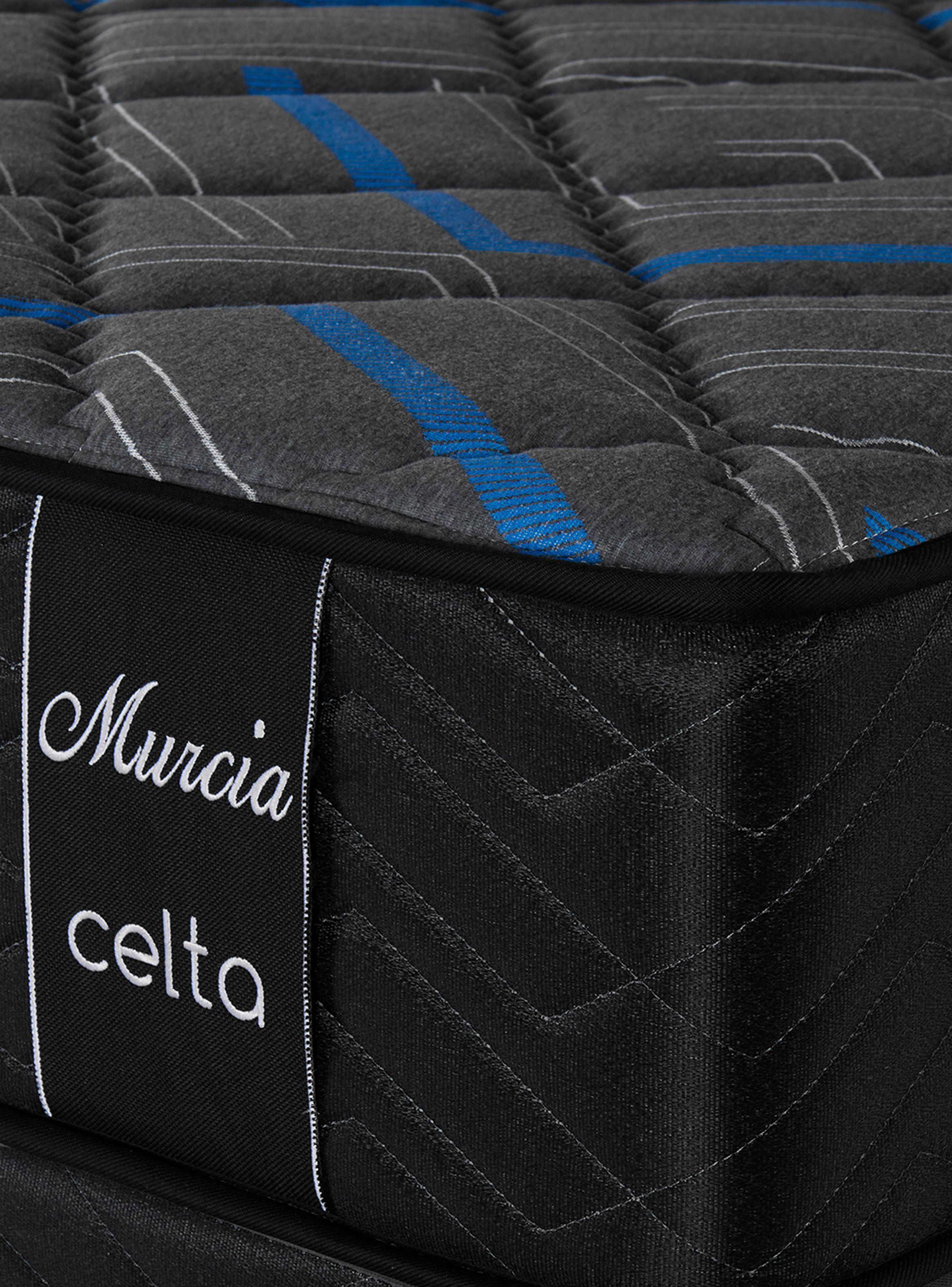 Cama Europea Pocket Plus Murcia 2 plazas x 2 mt Base Dividida + Respaldo-2