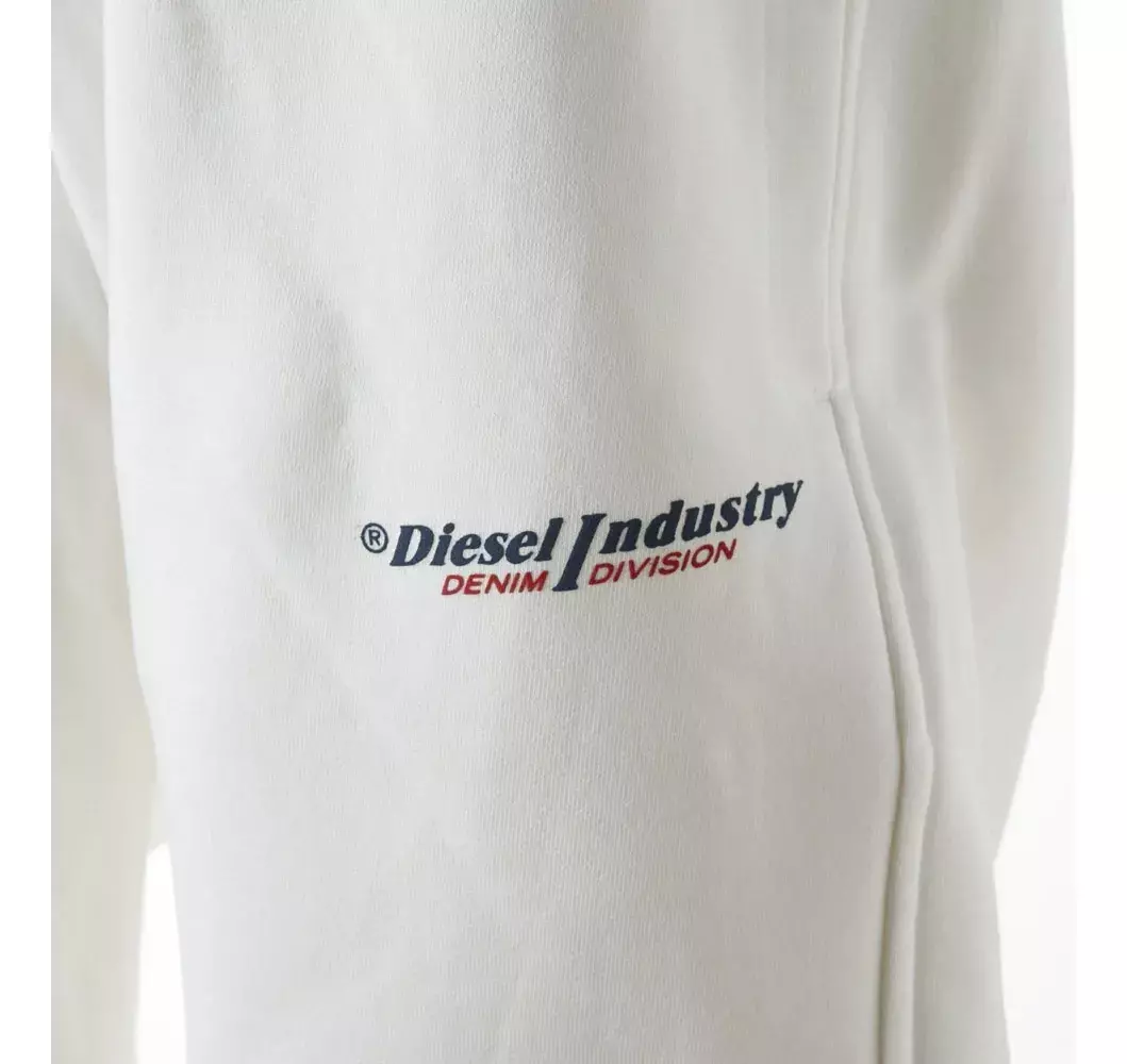 Pantal n Jogger Diesel Hombre Blanco Original Importado-3