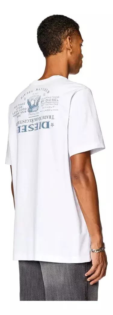 Polera Diesel T just L4 Estilo Urbano Con Actitud-2