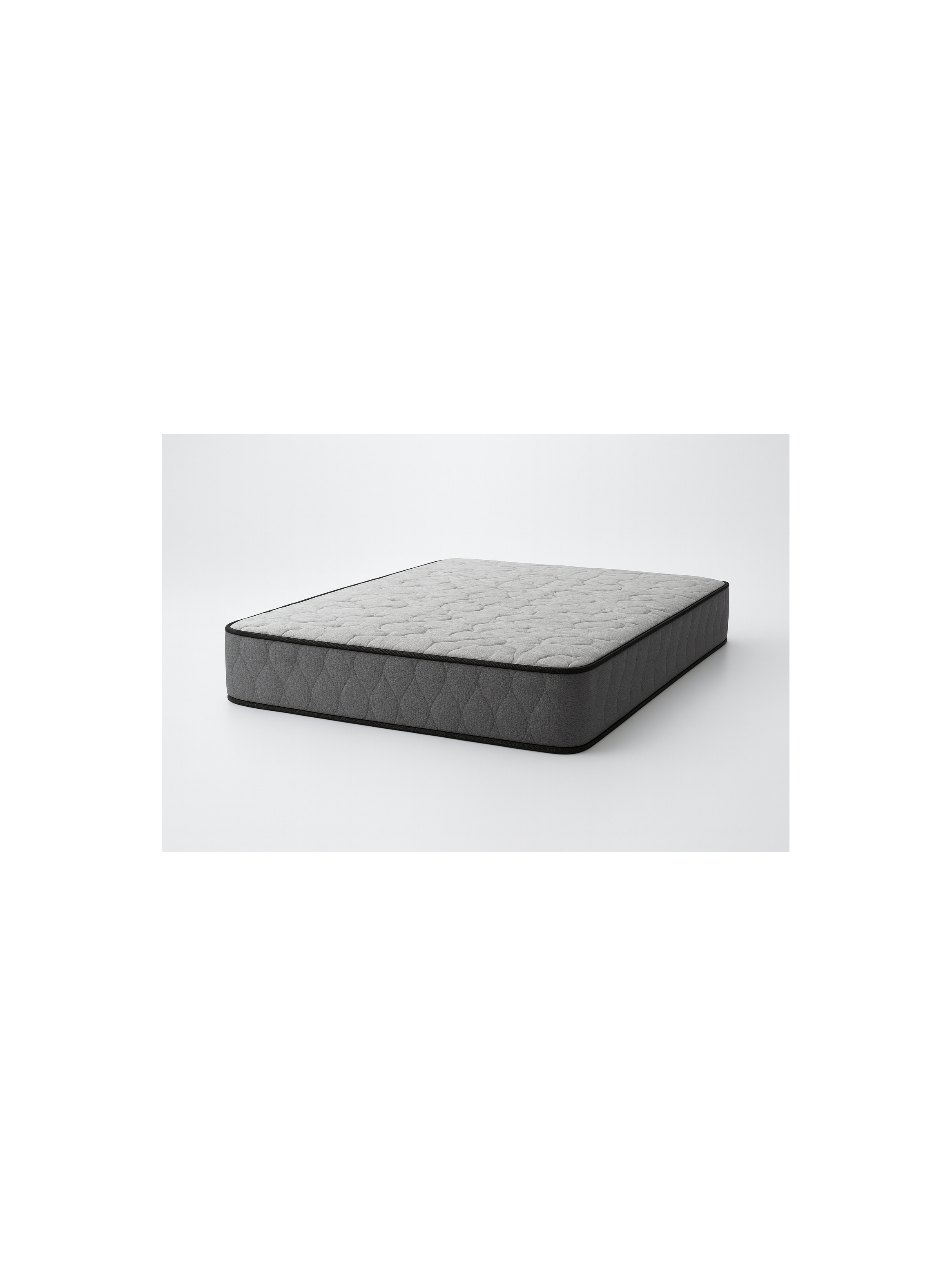Colchon Hipnos 2,0 Plazas Resorte Bonell Altura 25 Cm Gris /Blanco-1
