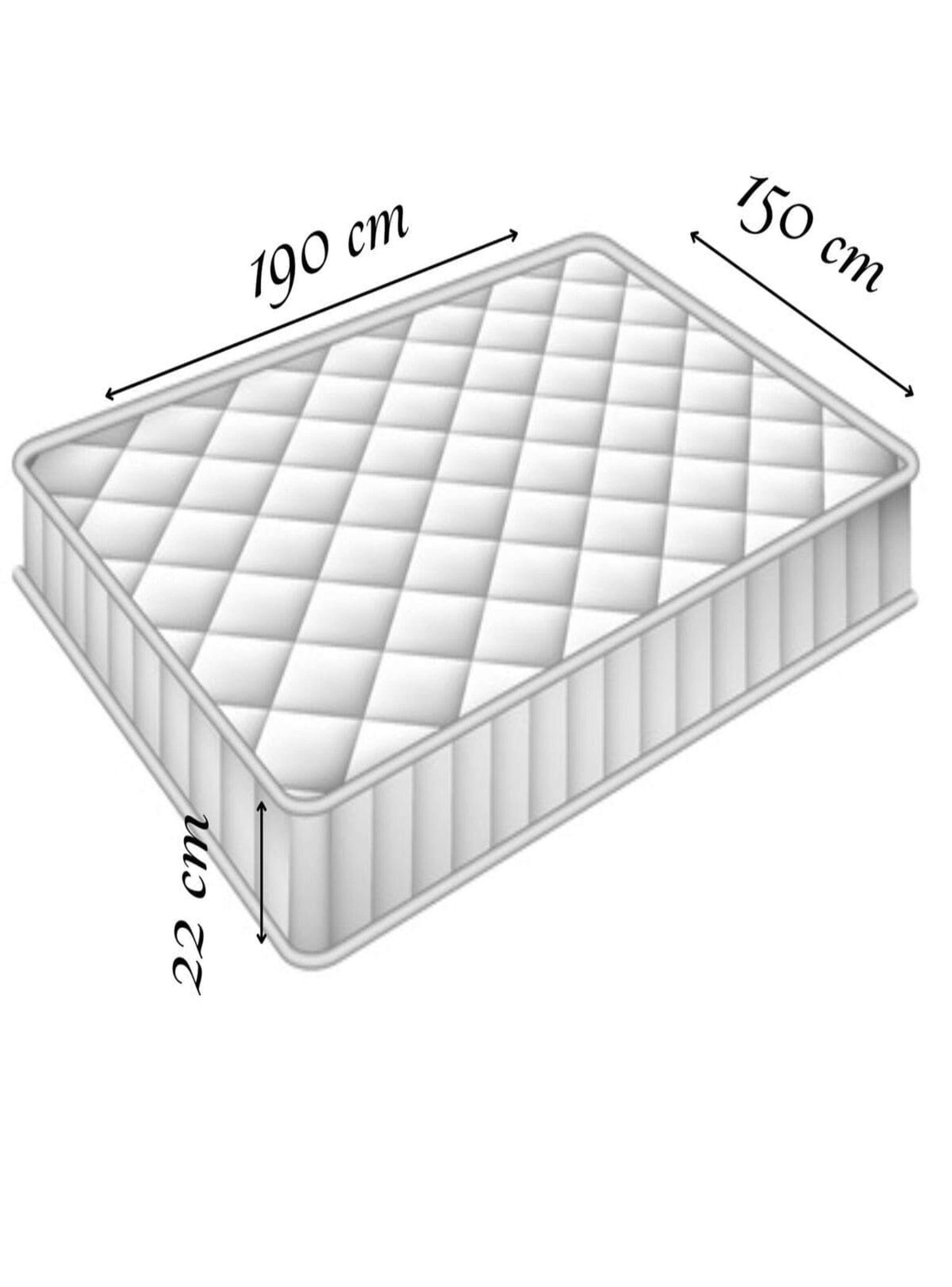 Colchon Marrova 2 pza Resortes Bonnell Espuma de Alta densidad-3