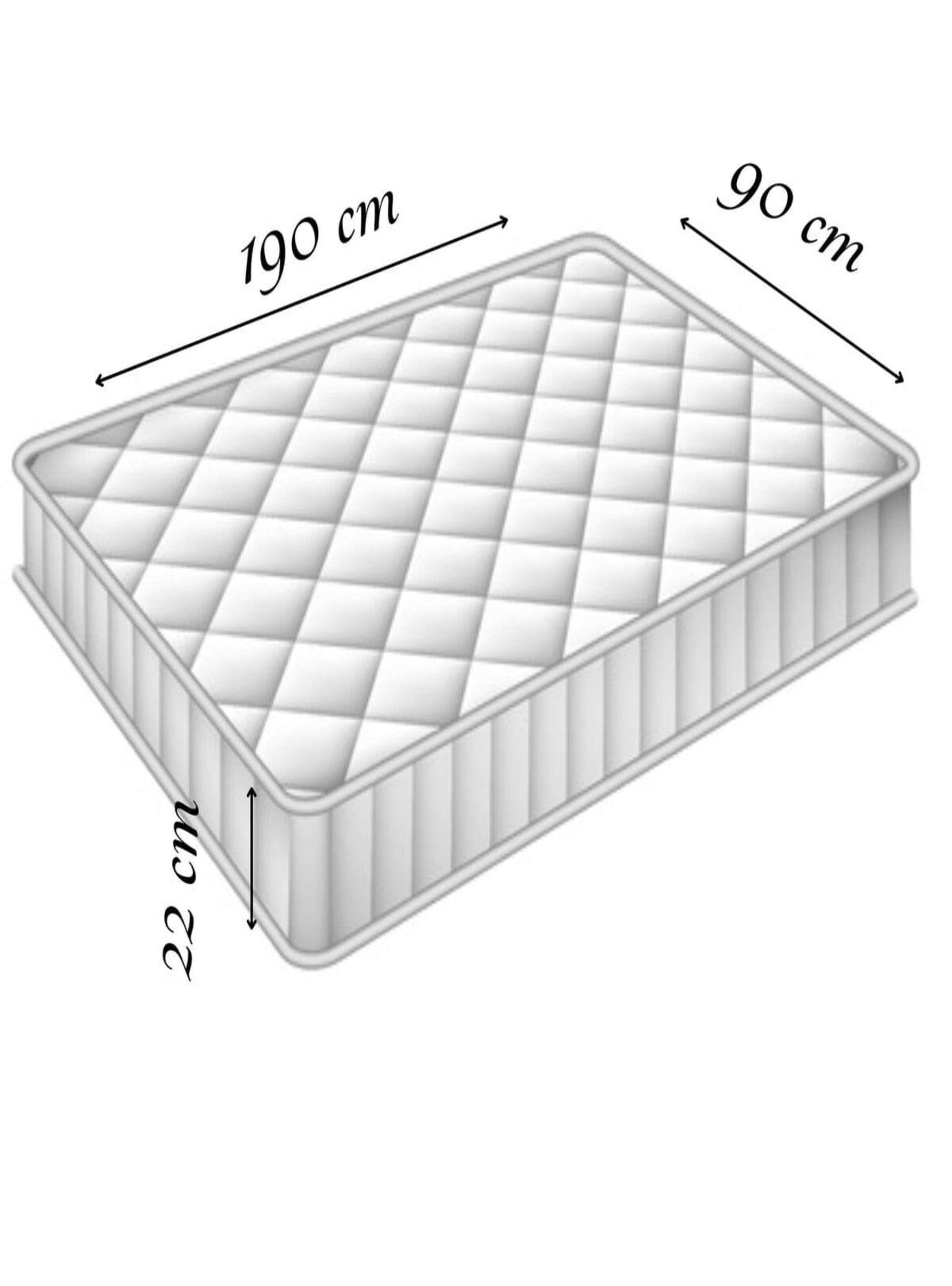 Colchon Marrova 1 pza Resortes Bonnell espuma de Alta densidad-3