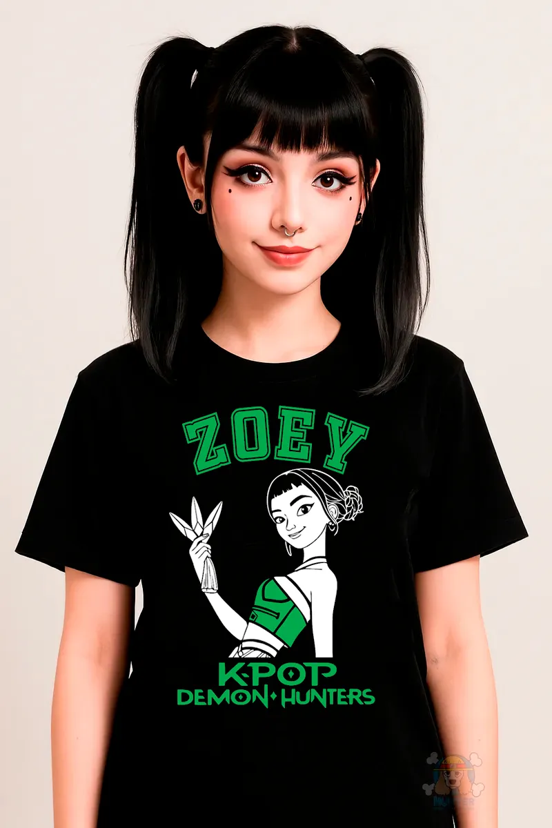 Polera K Pop Demon Hunters Las Guerreras K-pop Zoey-1
