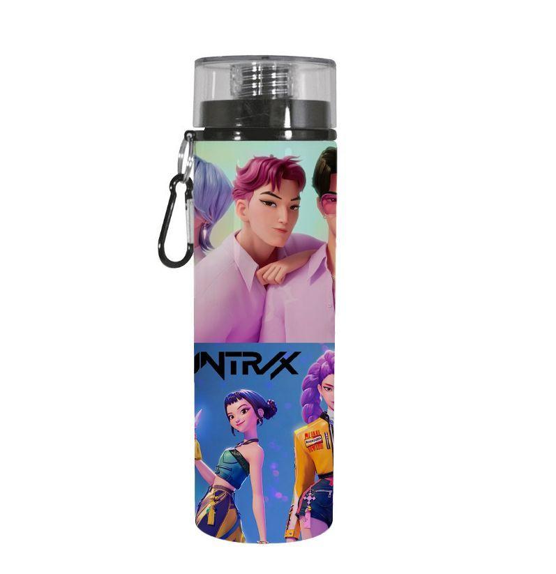 Botella De Aluminio: Las Guerreras K-pop Saja Boys con Huntrix-0