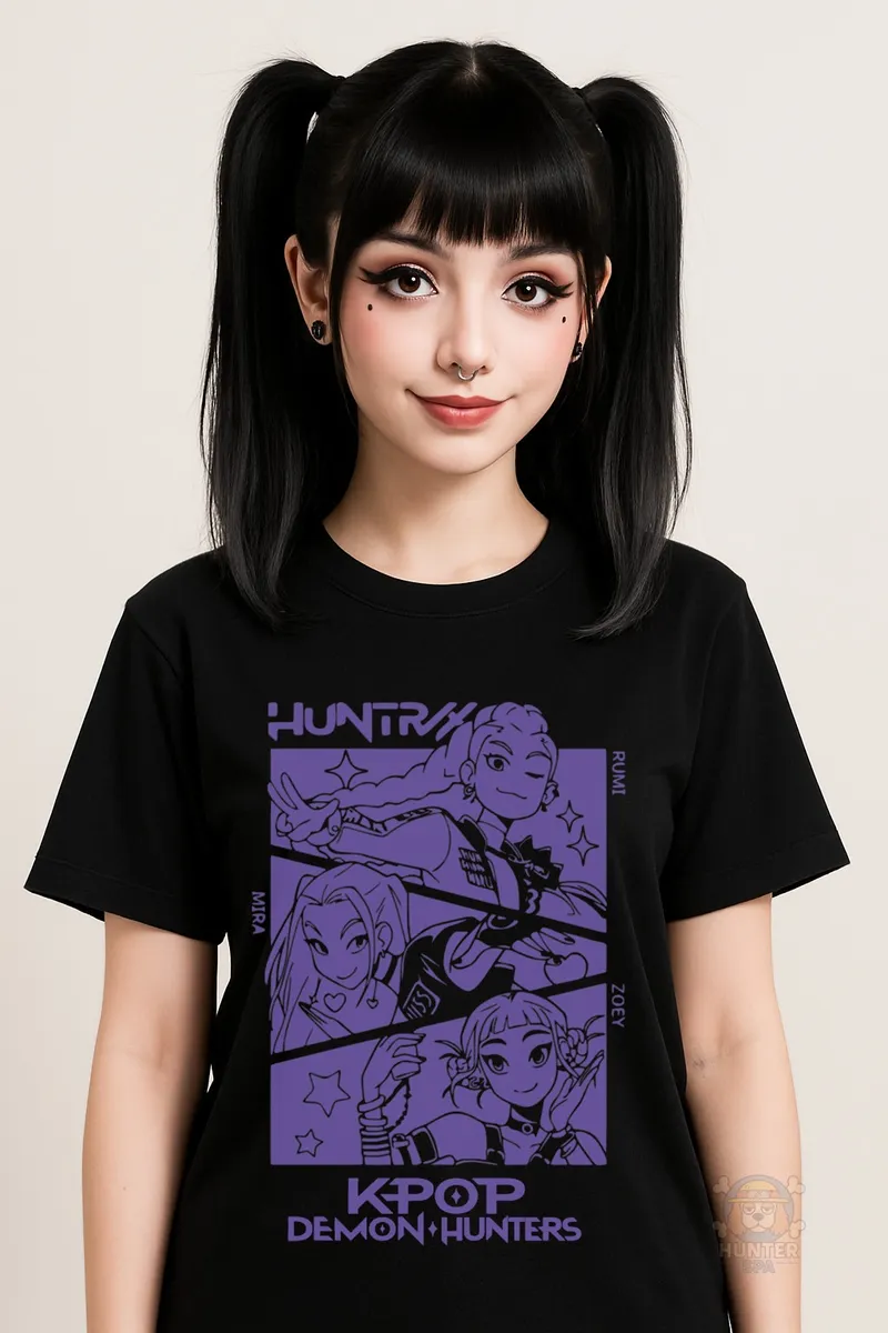 Polera Kpop Demon Hunters - Huntrix-0