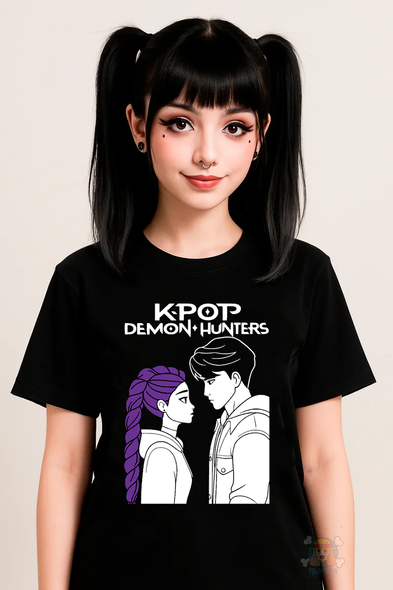 Polera K Pop Demon Hunters Las Guerreras K-pop Rumi y Jinu-1
