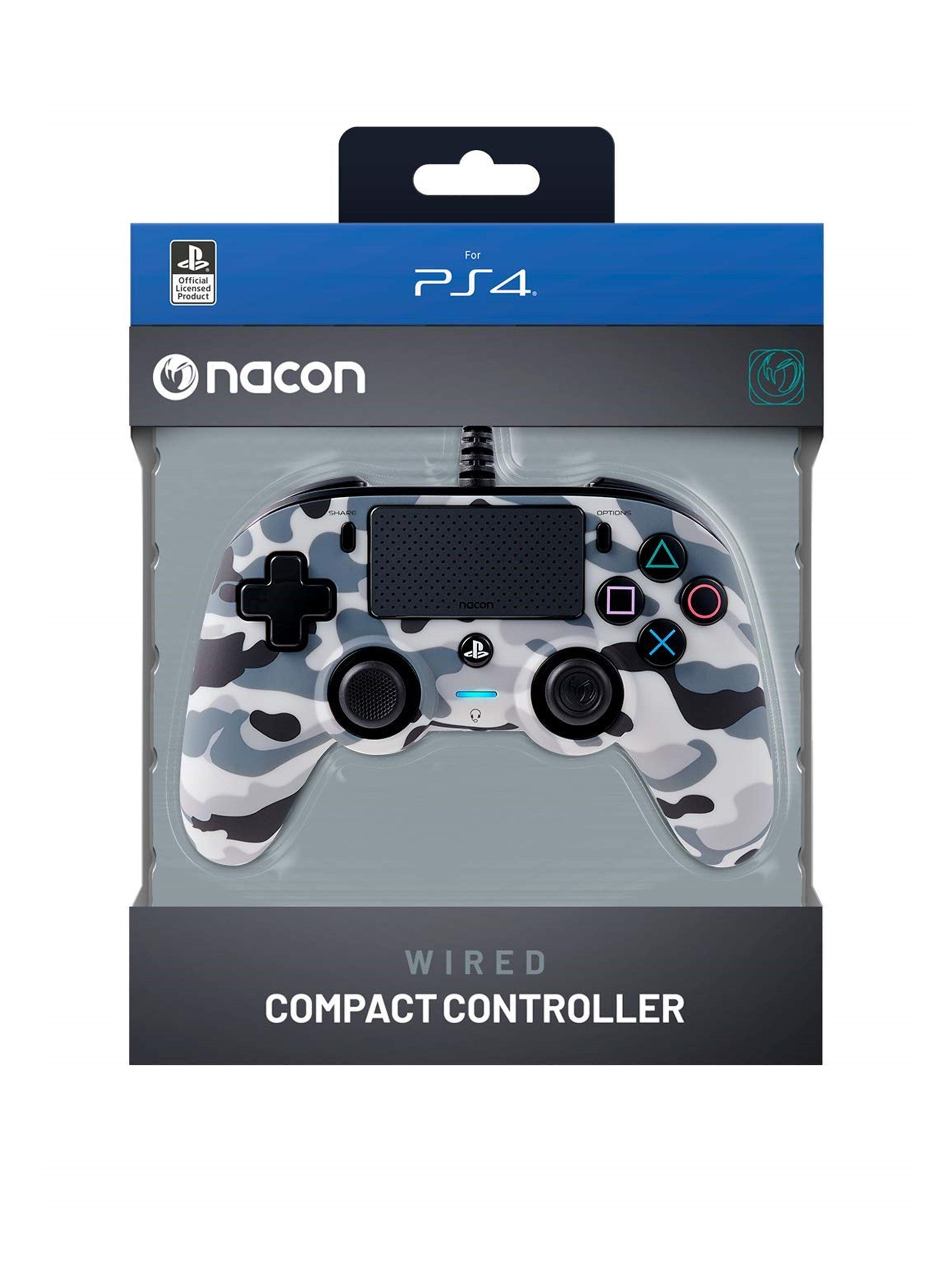 Control Nacon Wired Compact Grey Camo | PS4-0