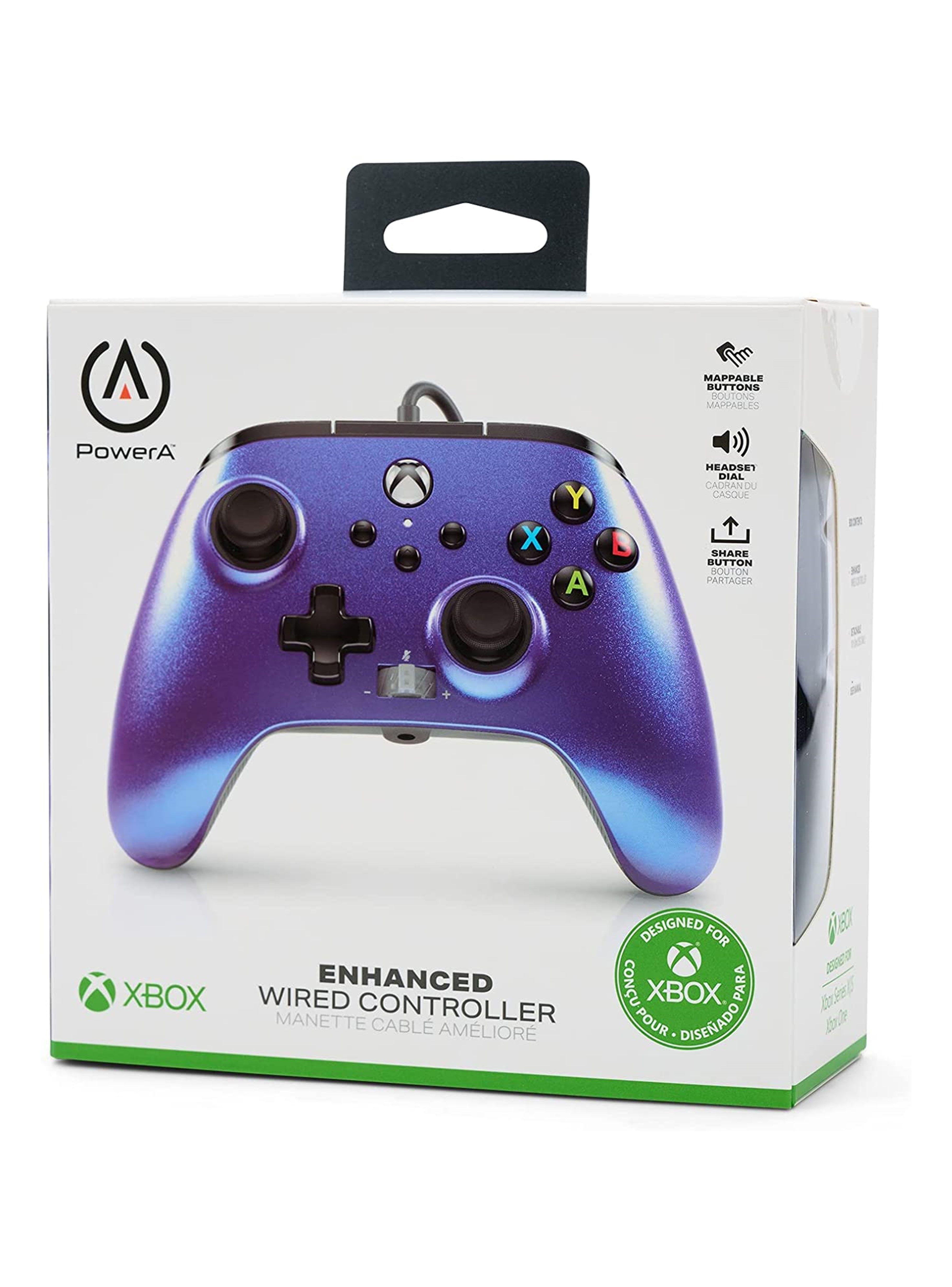 Control Xbox X/S PowerA Con Cable - Nebula-0