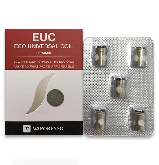 Resistencias Vaporesso Euc Ceramic 0.5 Ohm 5 Unidades-0
